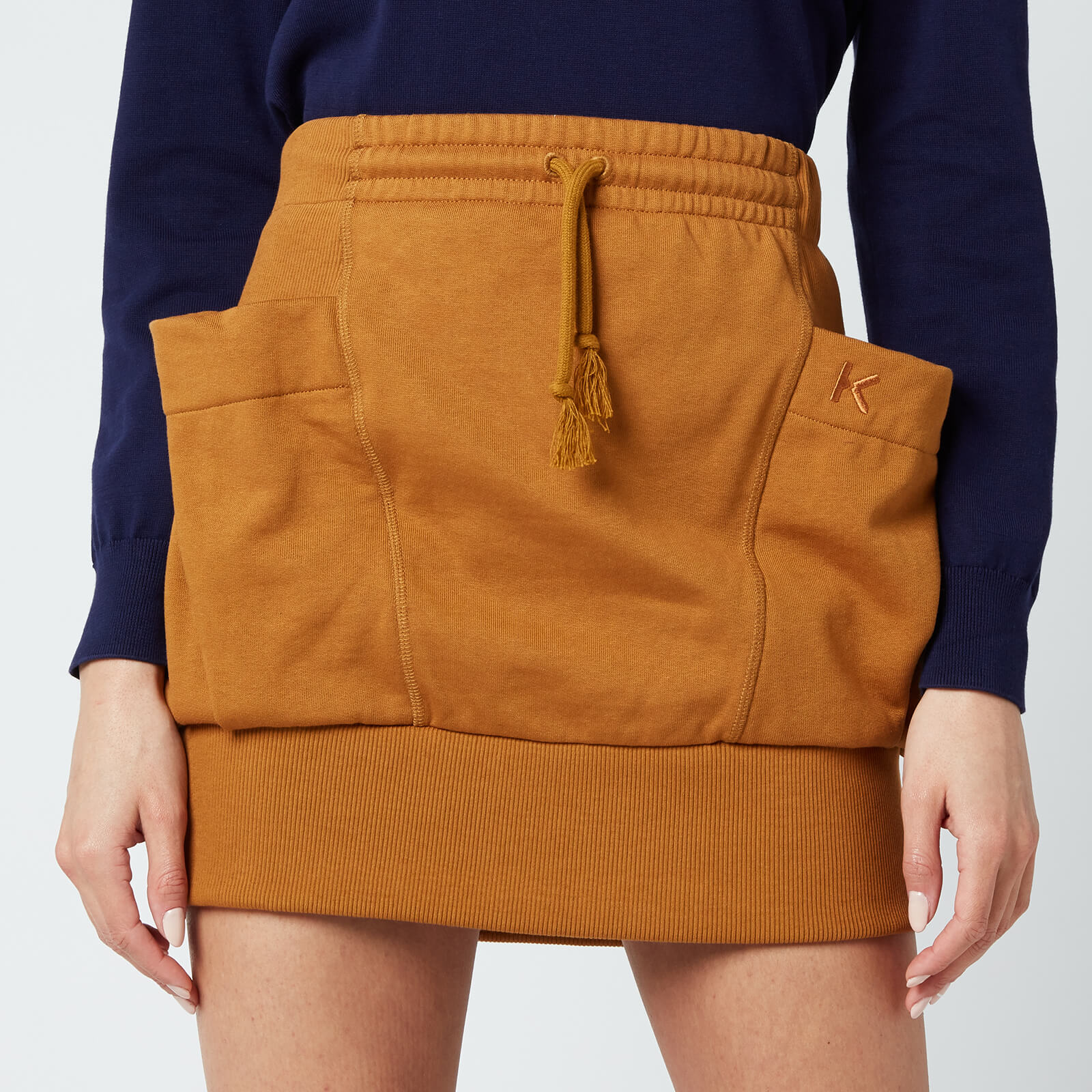 KENZO Women's Mini Skirt - Dark Beige - L