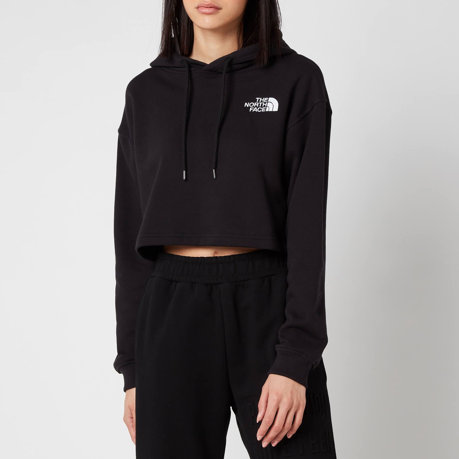The North Face Women's Trend Cropped Drop Hoodie - TNF Black - M
