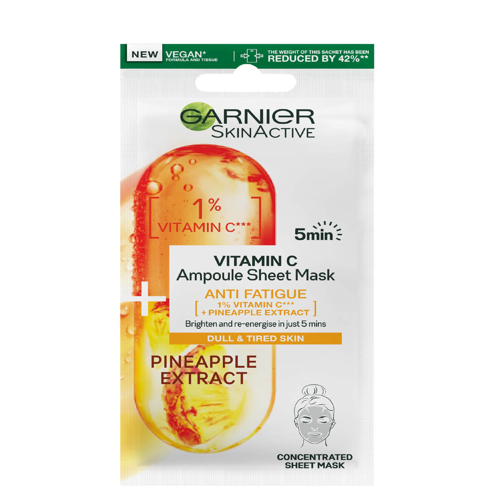 Garnier Skin Active Vitamin C Ampoule Sheet Mask