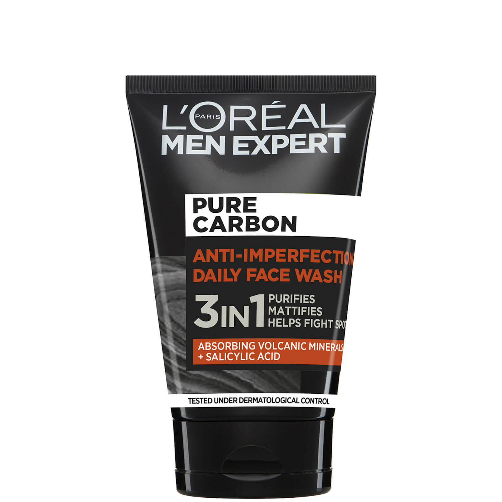 L'Oréal Paris Men Expert Pure Carbon 3-in-1 Daily Face Wash 100ml