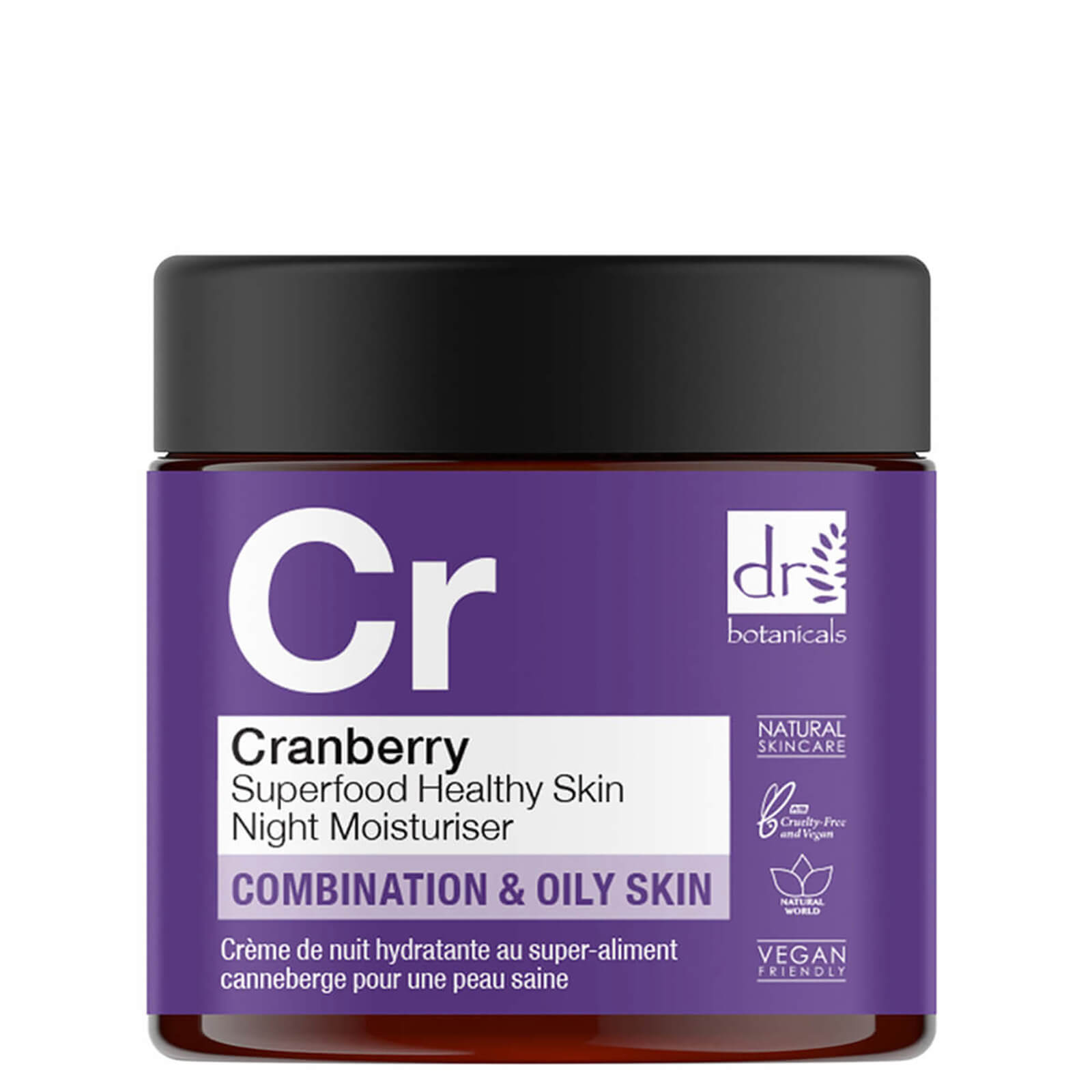 

Dr Botanicals Cranberry Superfood Healthy Skin Night Moisturiser 60ml