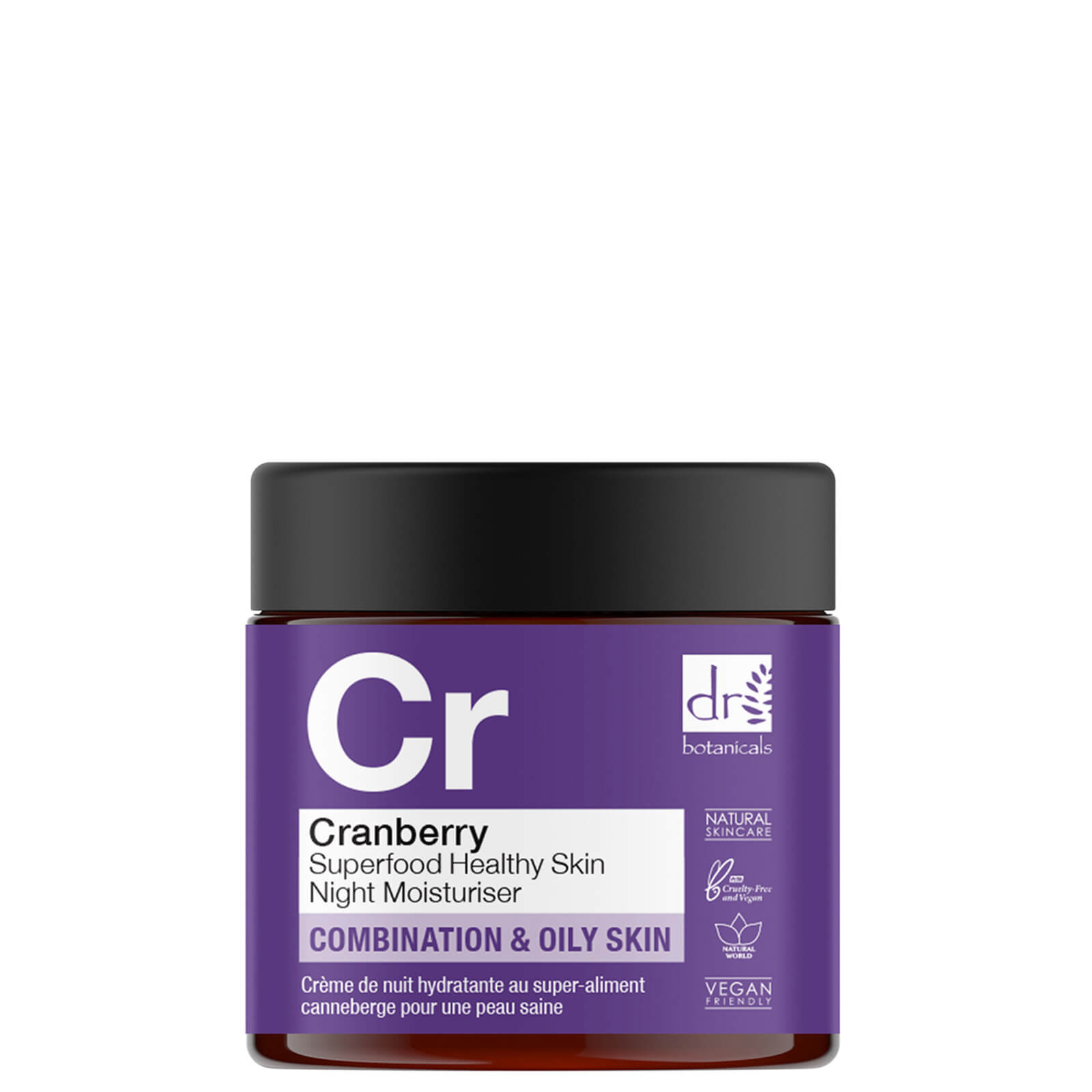 Dr. Botanicals Cranberry Superfood Healthy Skin Night Moisturiser 60ml