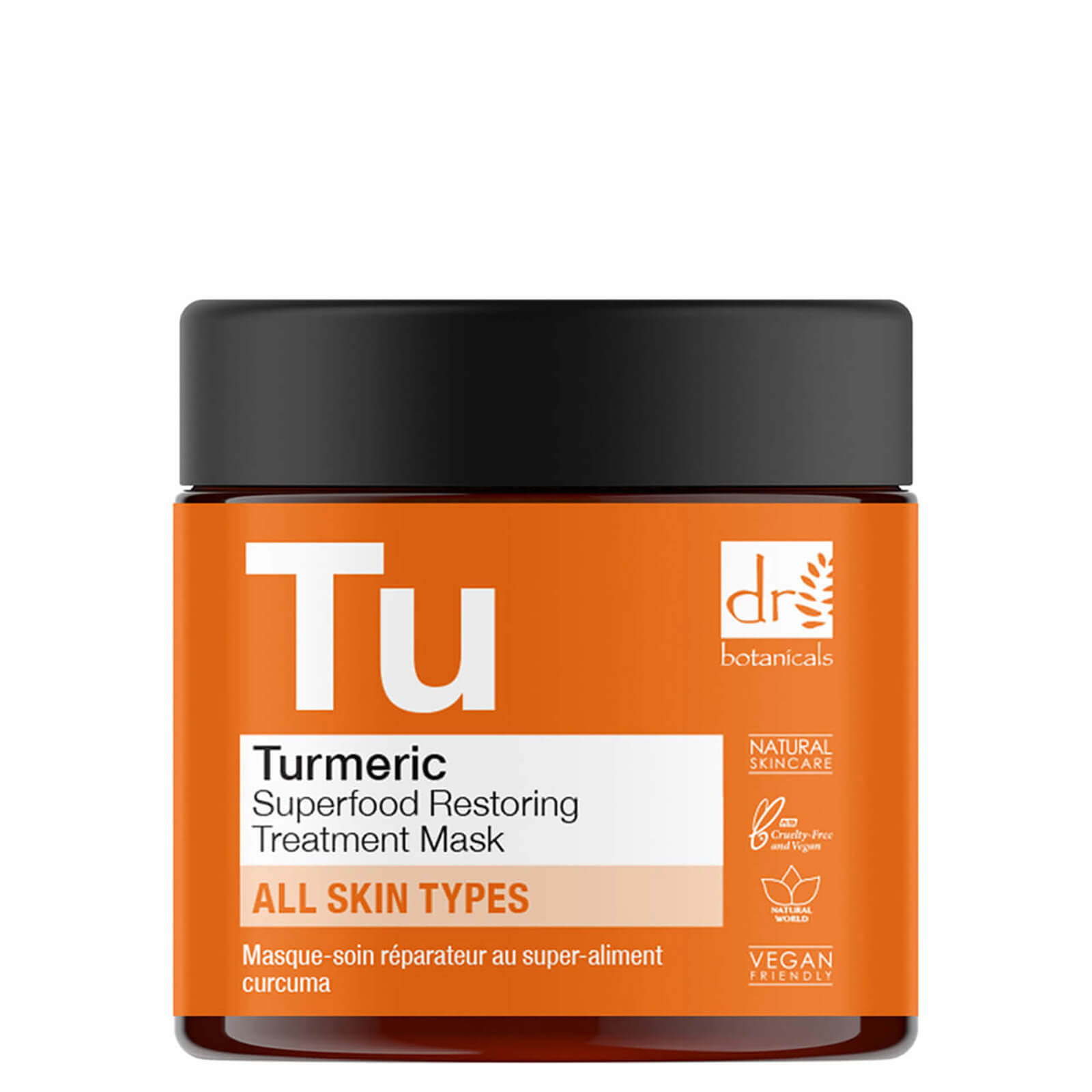 

Dr Botanicals Turmeric Superfood Restoring Treatment Mask 60ml
