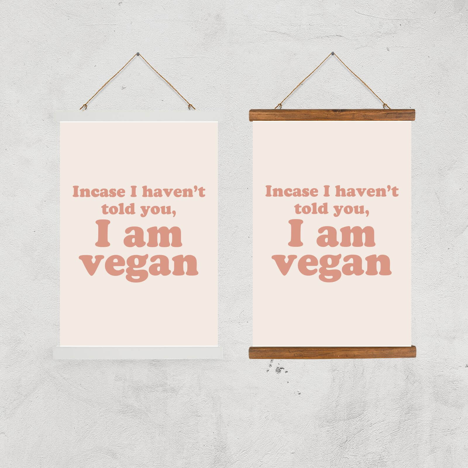 Incase I Haven't Told You, I'm Vegan Giclee Art Print - A2 - Print Only