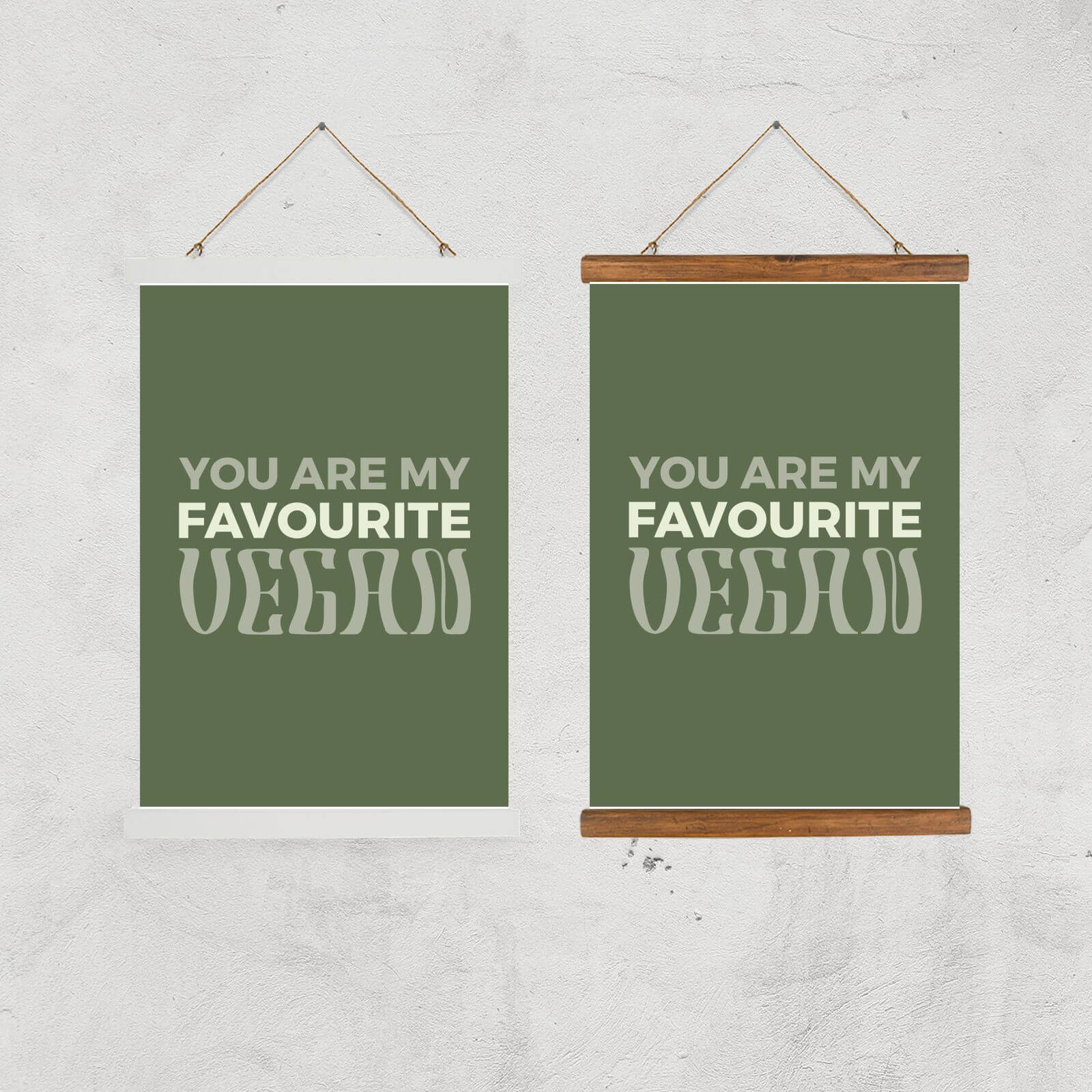 You Are My Favourite Vegan Giclee Art Print - A2 - Print Only
