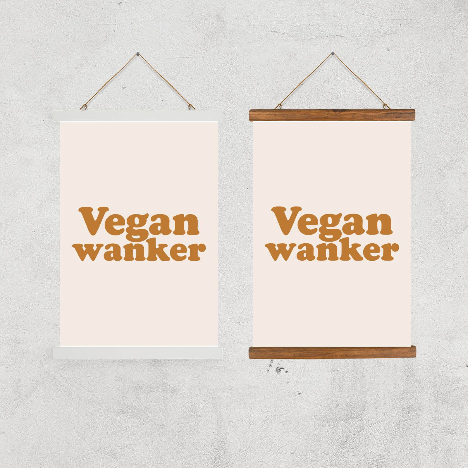 Vegan Wanker Giclee Art Print - A2 - Print Only