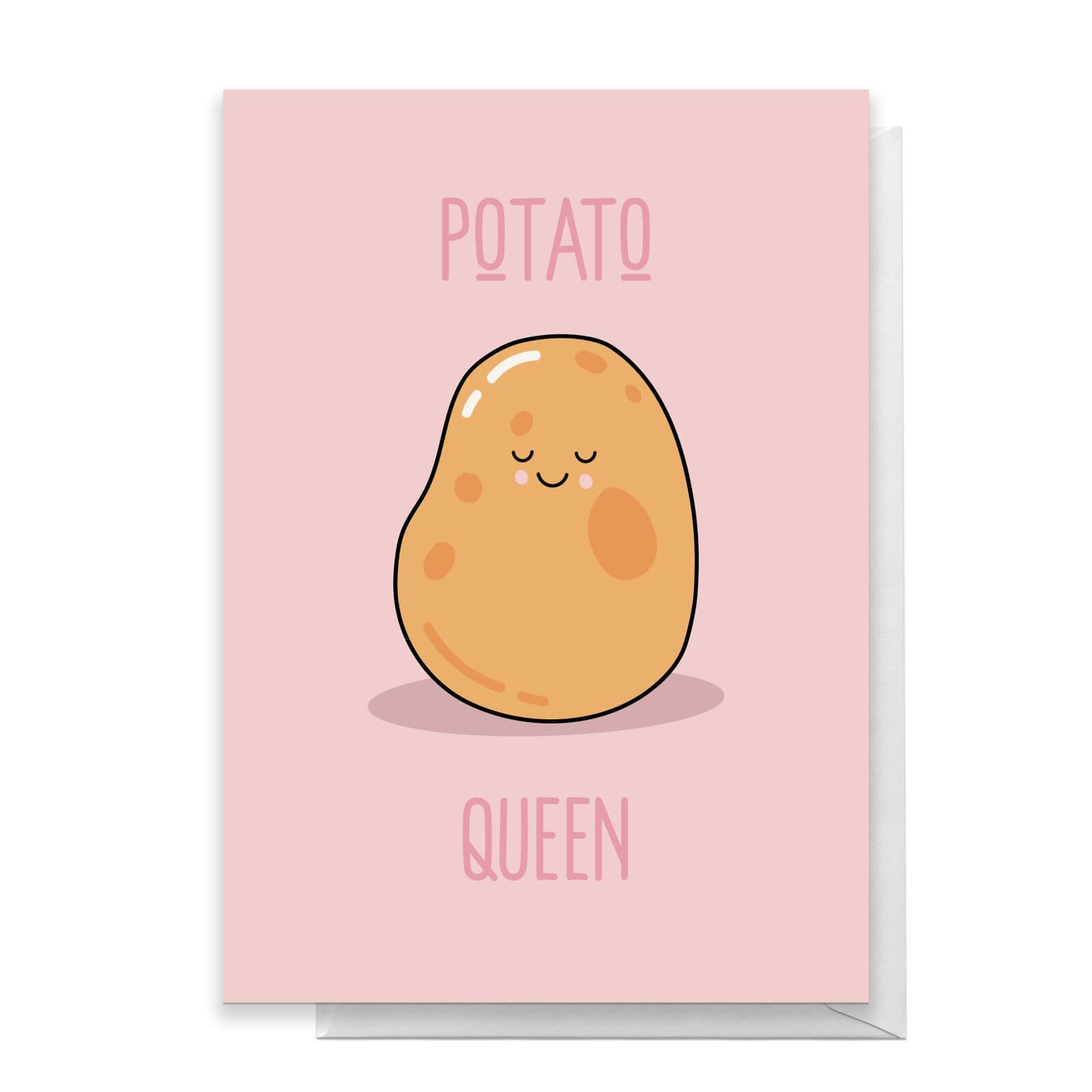 Potato Queen Greetings Card - Standard Card