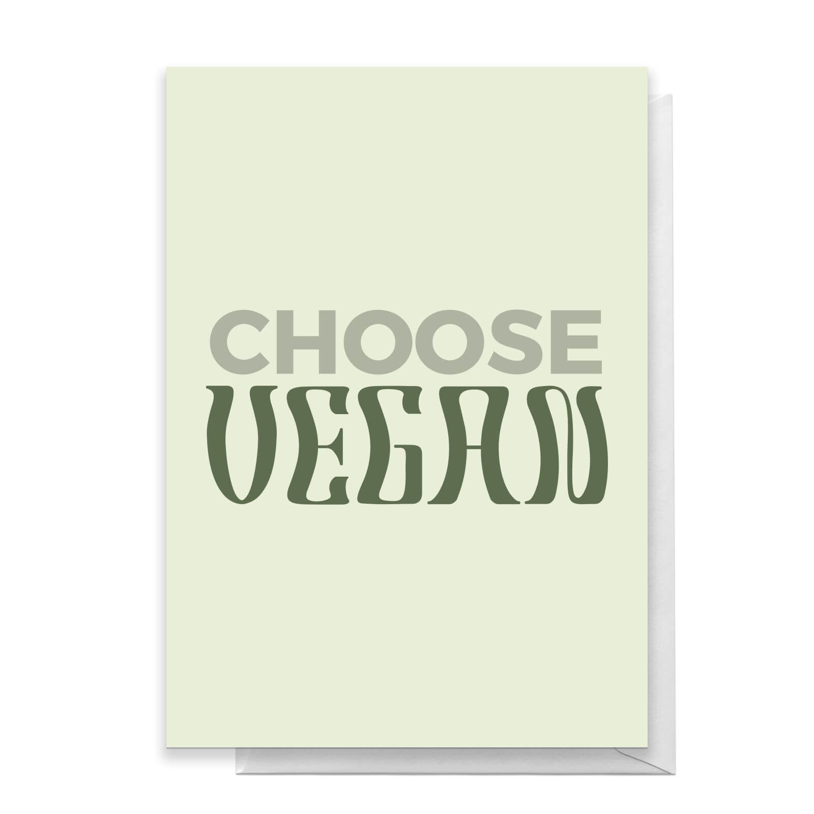 Choose Vegan Greetings Card - Standard Card