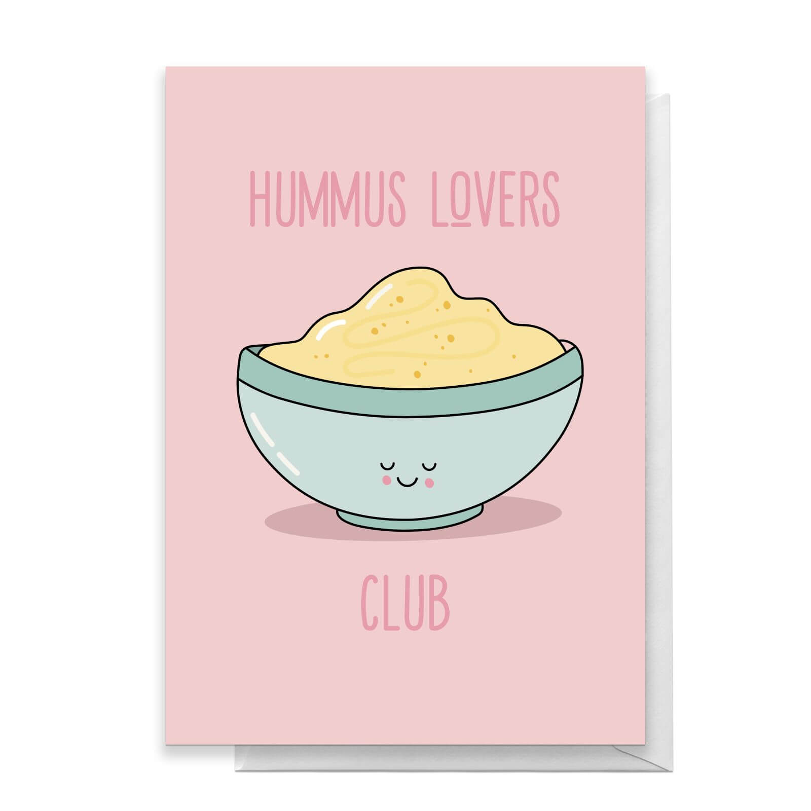 Hummus Lovers Club Greetings Card - Standard Card
