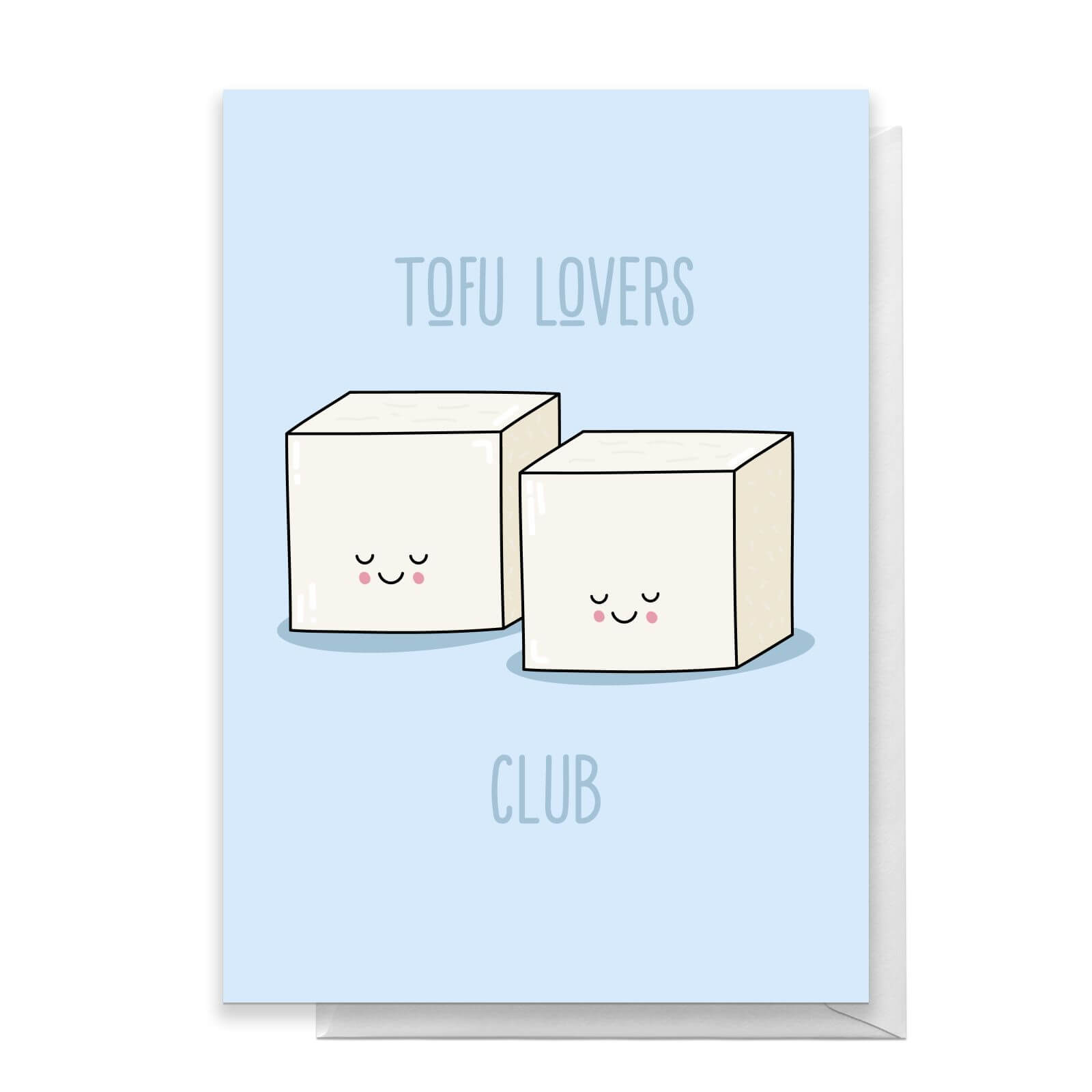 Tofu Lovers Club Greetings Card - Standard Card