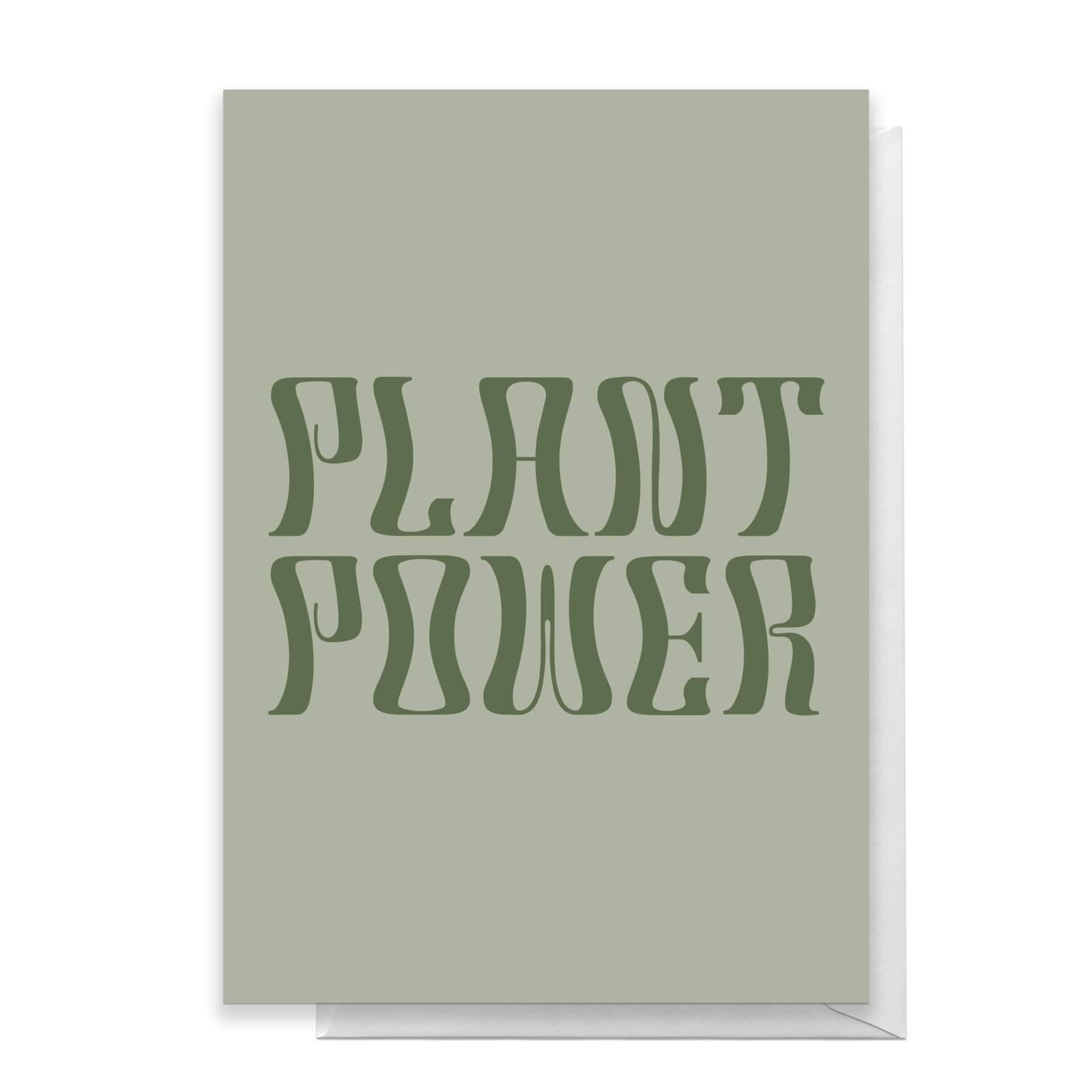 Plant Power Greetings Card - Standard Card