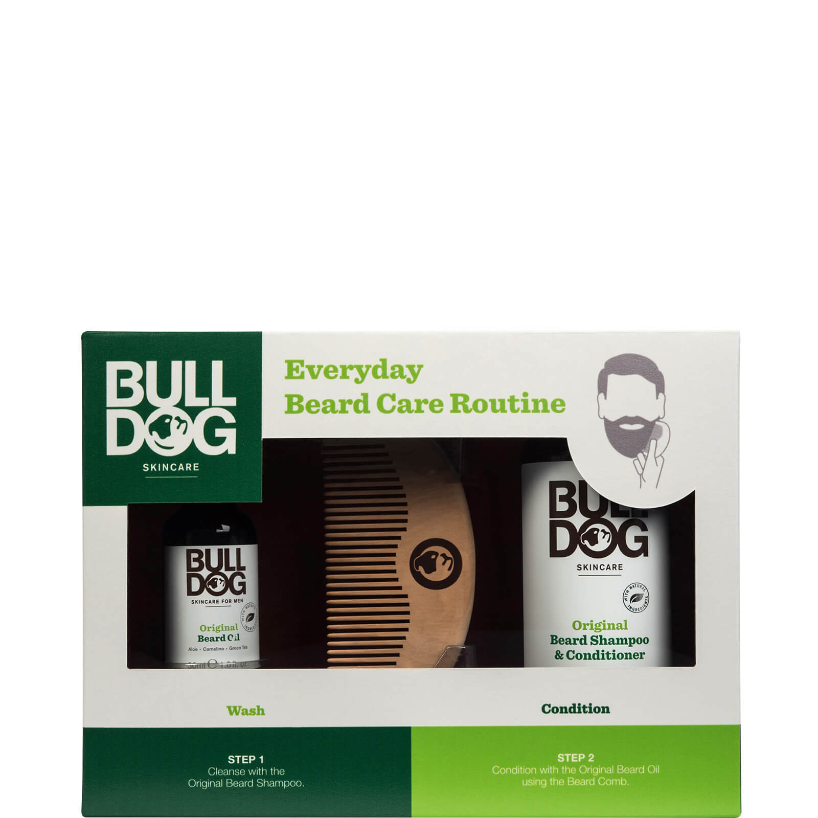 Bulldog Skincare For Men Bulldog Everyday Beard Routine Set