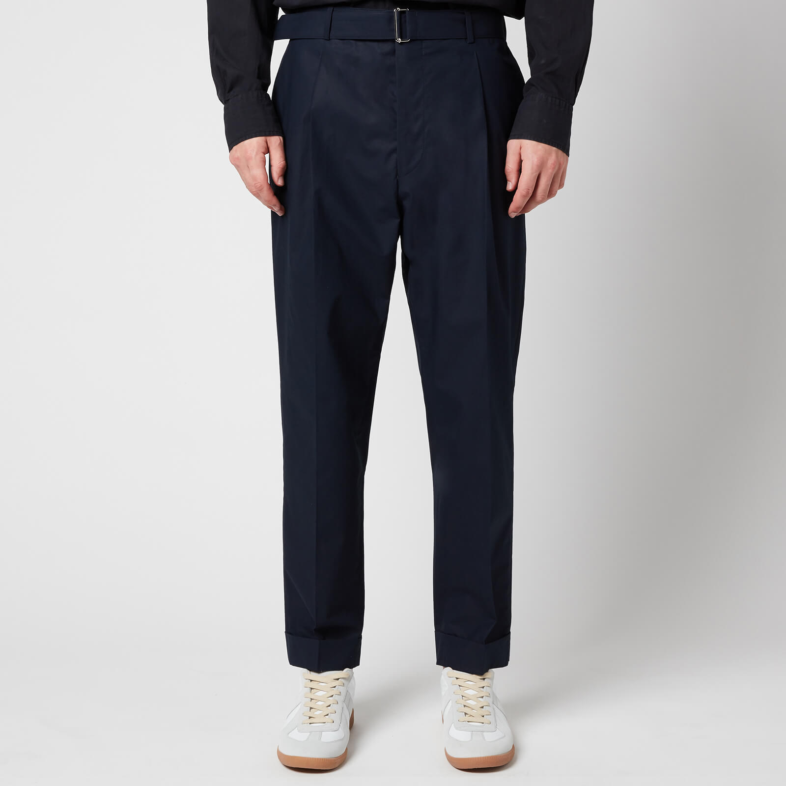Officine Generale Men's Hugo Straight Fit Trousers - Dark Navy - EU 46/S