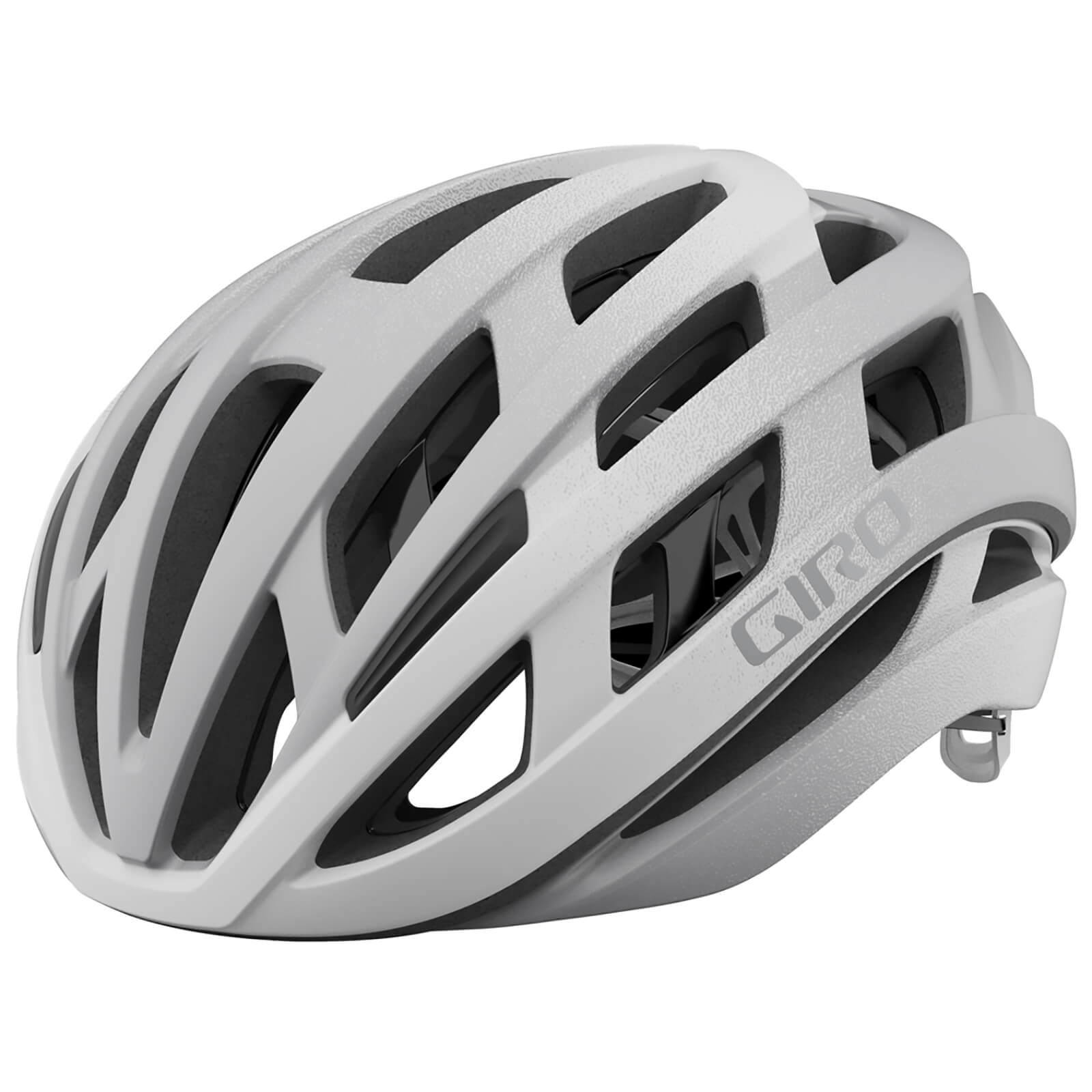 Giro Helios Spherical Road Helmet - L/59-63cm - Matte White/Silver
