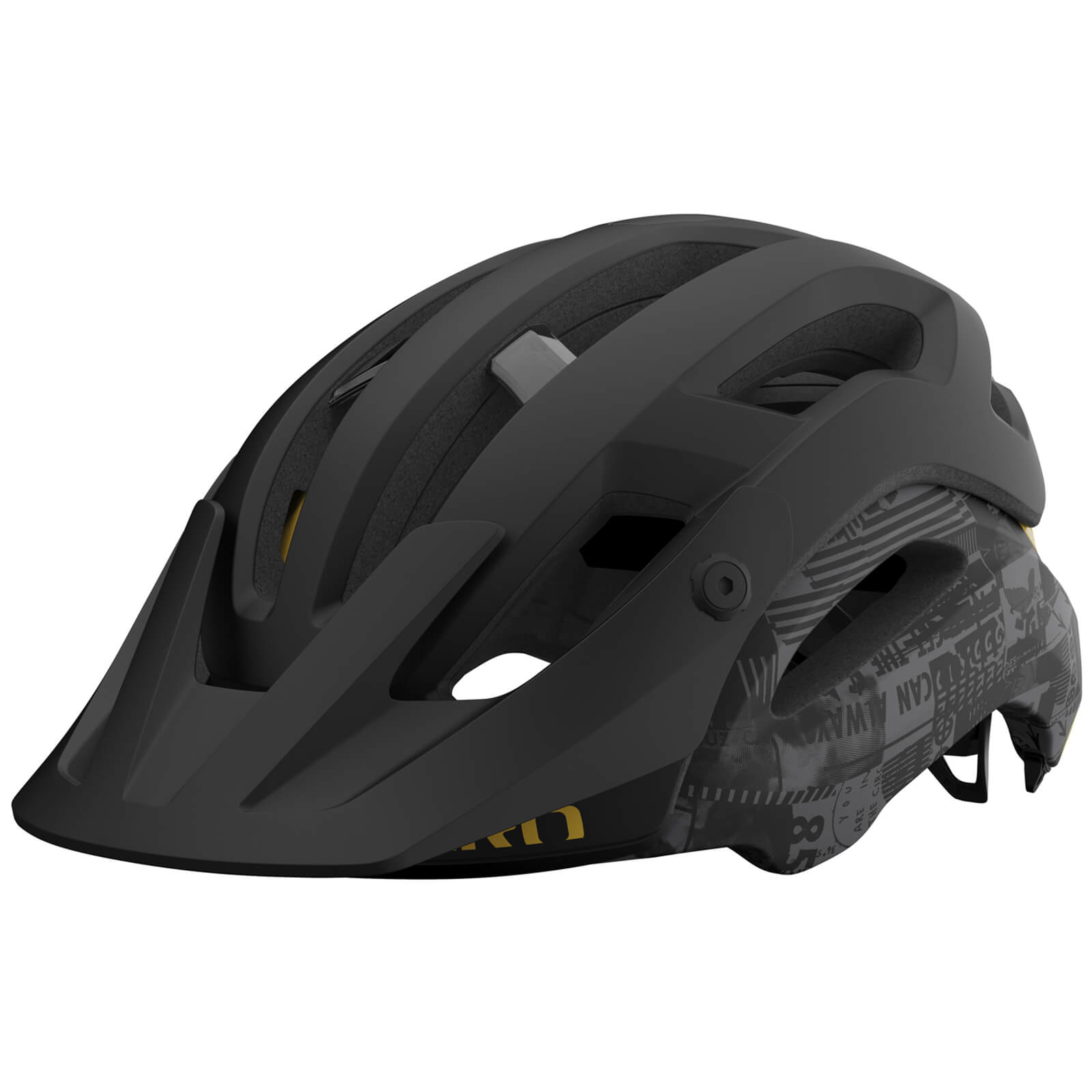 Giro Manifest Spherical Road/Gravel Helmet - M/55-59cm - Black Hypnotic