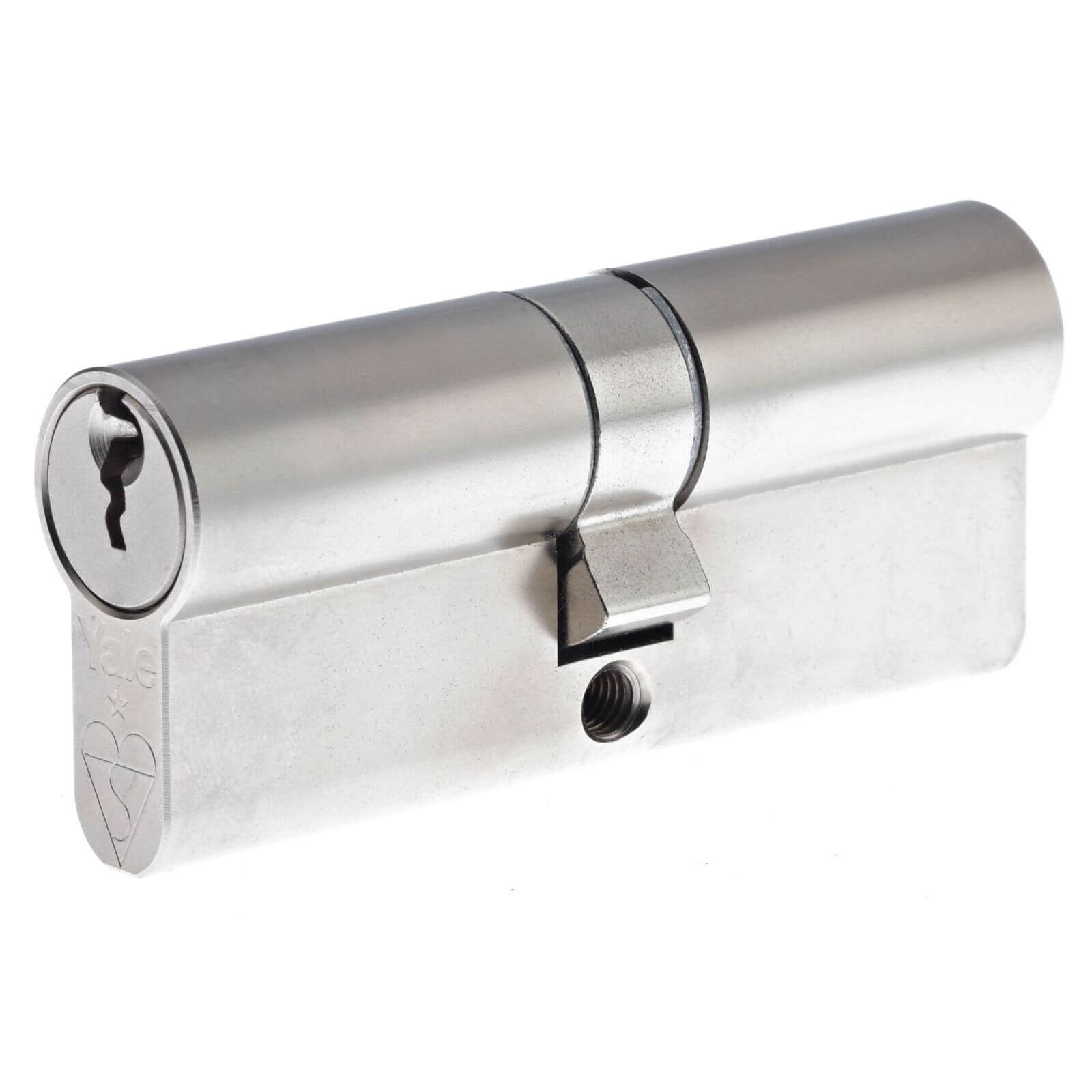 Photo of Yale Kitemarked Euro Double Cylinder - 35:10:35 -80mm- - Nickel Finish