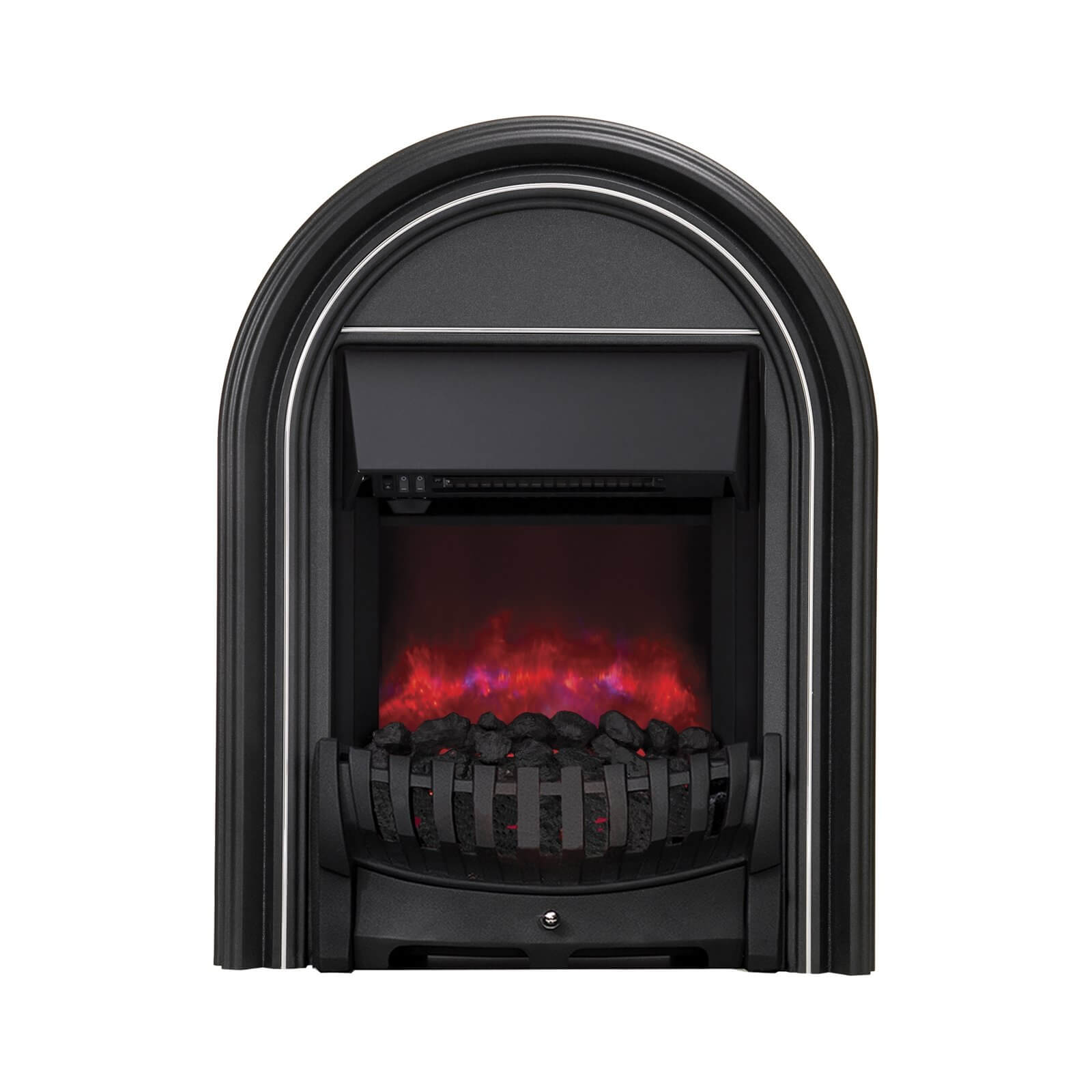Photo of Priory Electric Inset Fire - Black