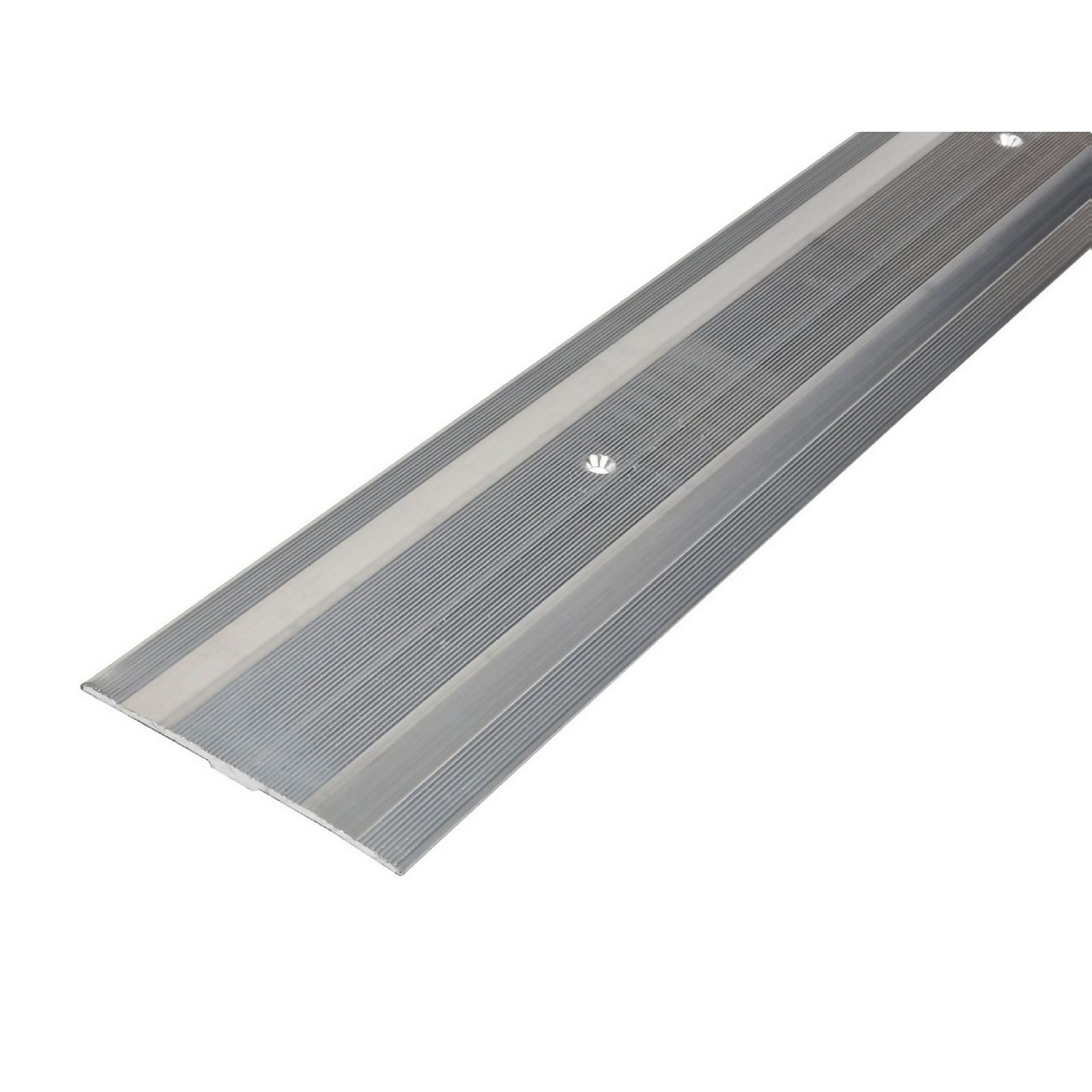 Photo of Extra Wide Cover Strip Carpet Edge - Silver 1800mm