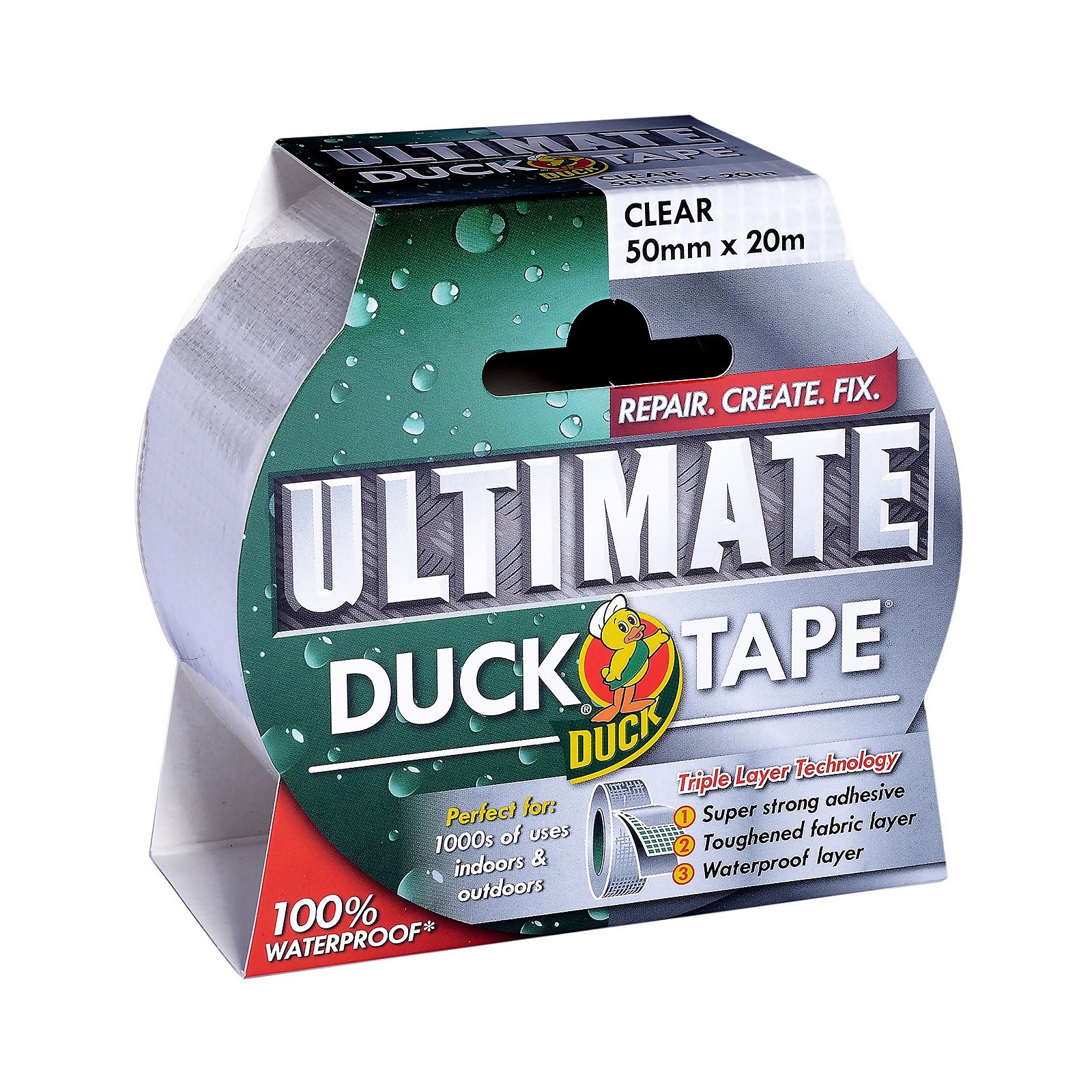 Photo of Duck Ultimate Tape Clear - 50m X 20m