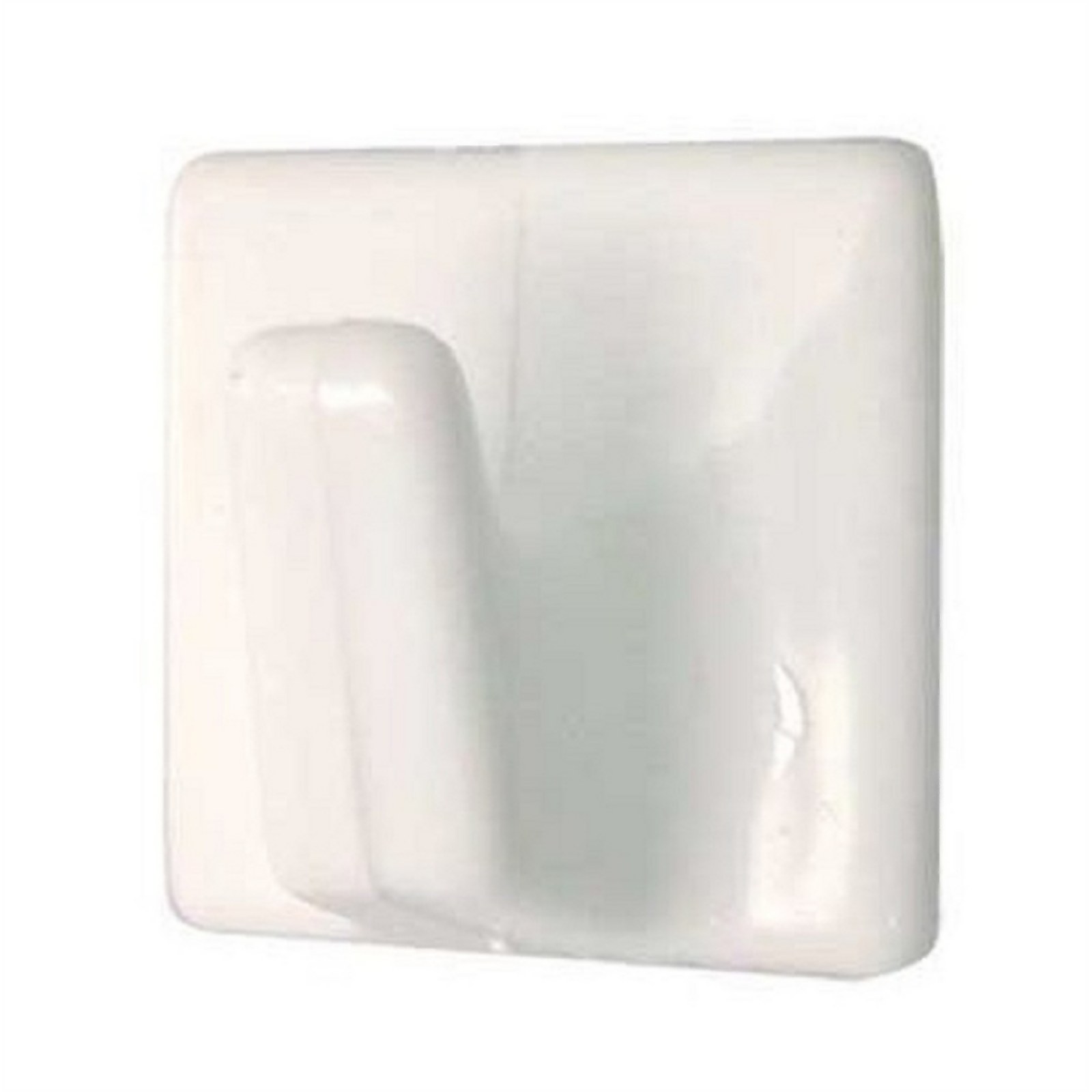 Photo of Small Square Self-adhesive Hook - White - 4 Pack
