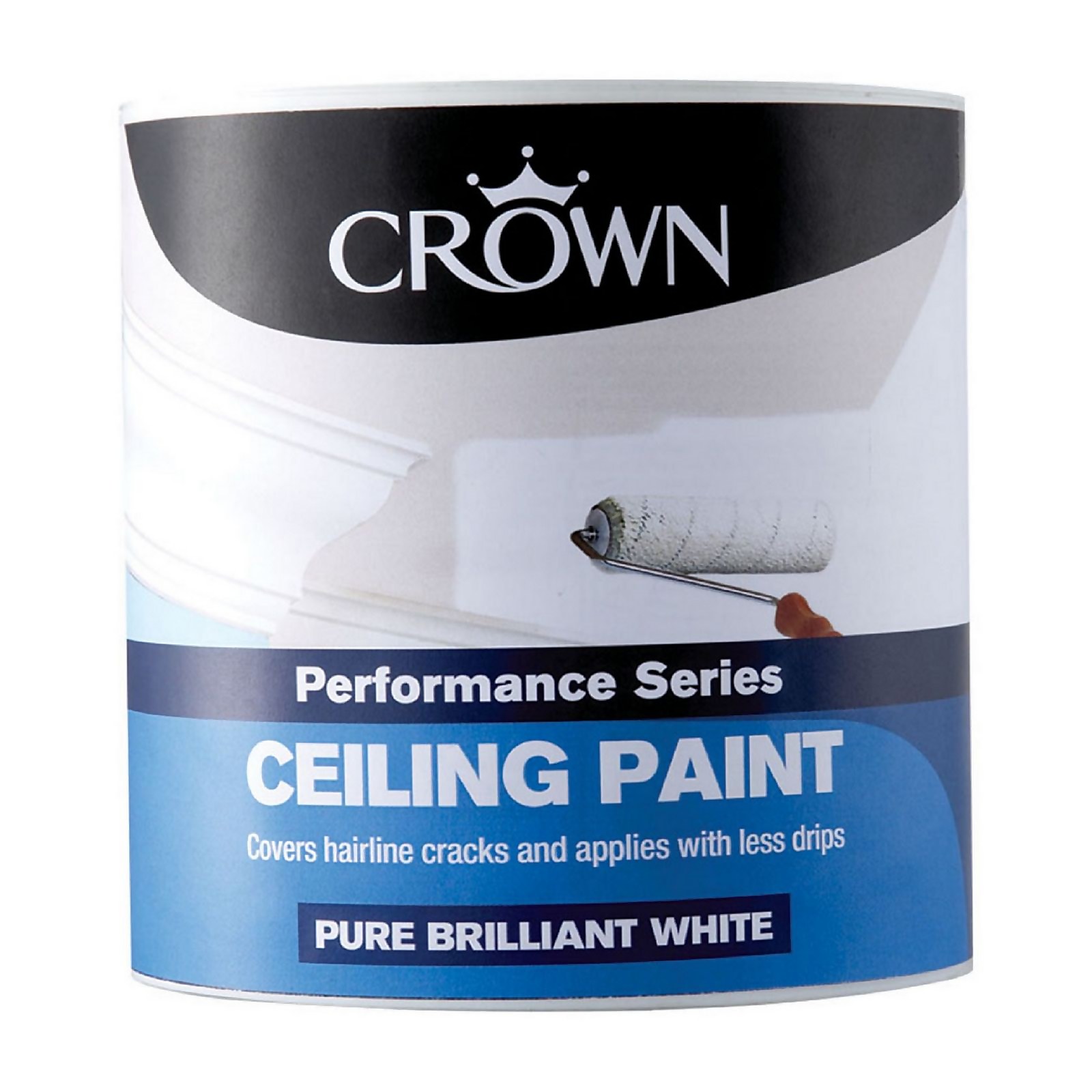 Photo of Crown Pure Brilliant White Matt Ceiling Paint - 2.5l