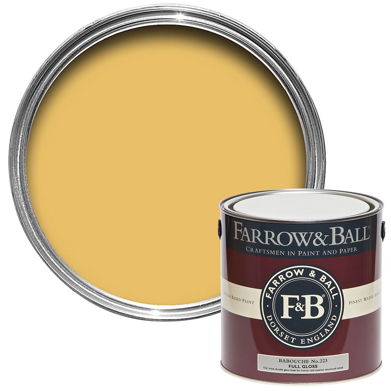 Farrow & Ball Full Gloss Babouche No.223 - 2.5L