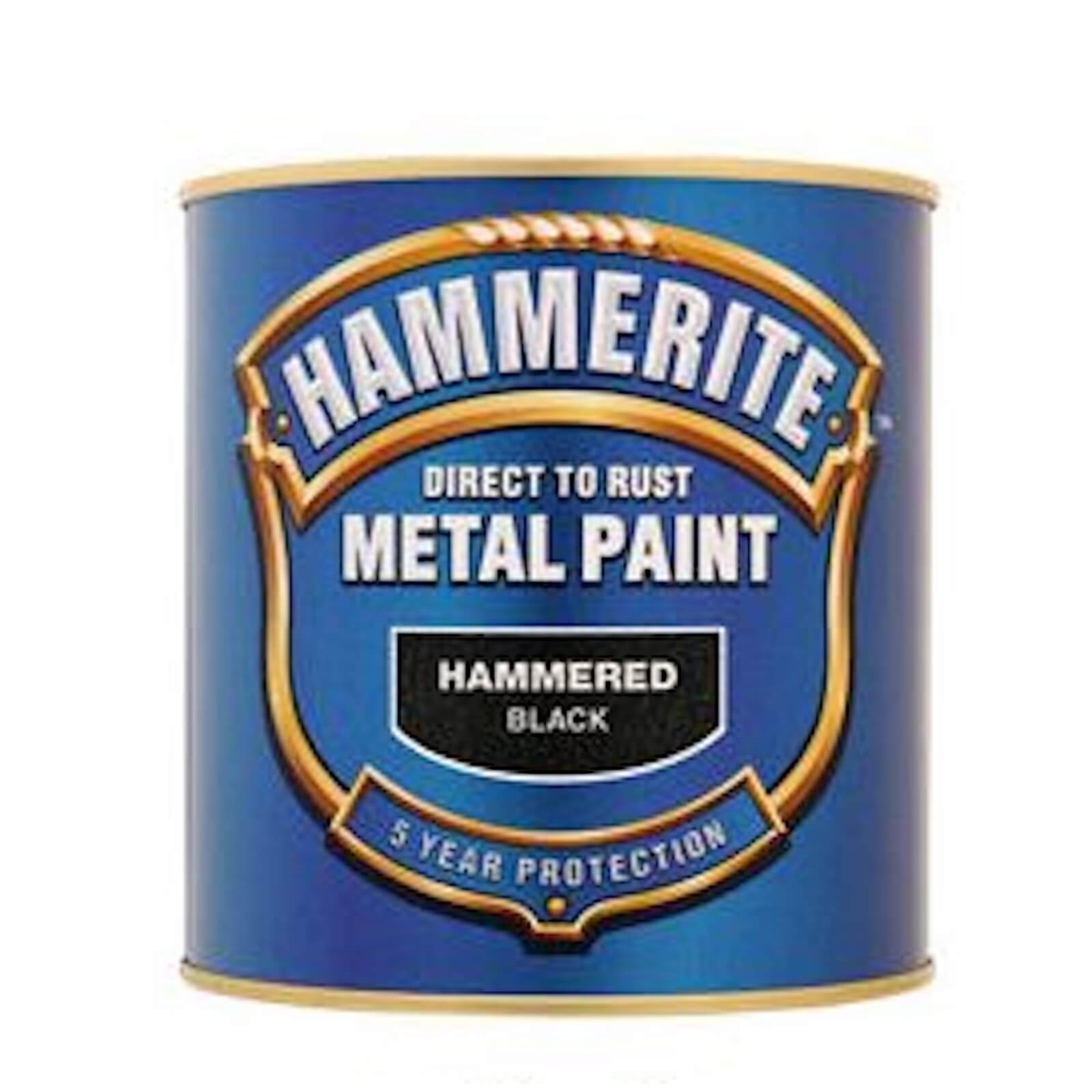 Hammerite Direct to Rust Metal Paint Hammered Red - 250ml