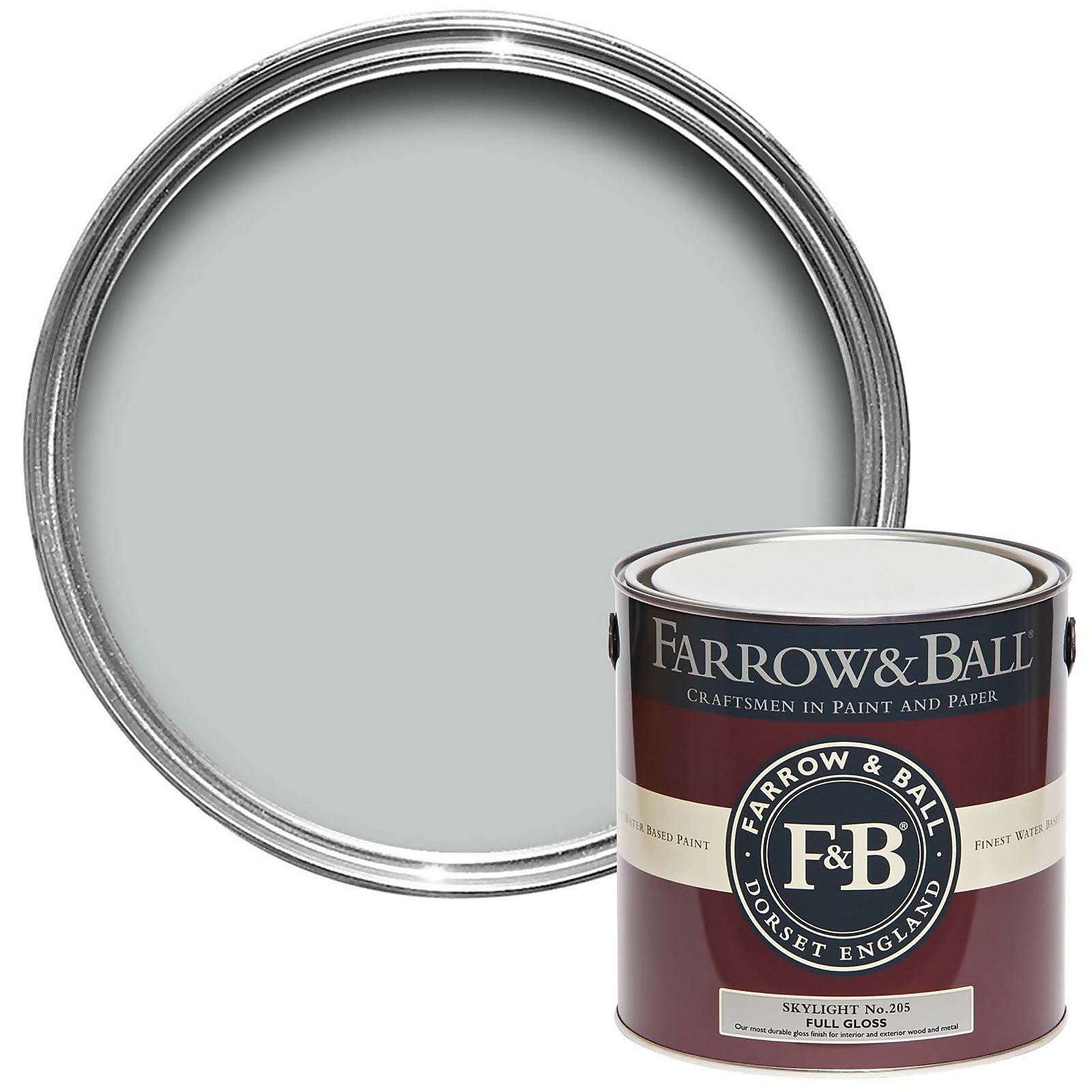 Farrow & Ball Full Gloss Paint Skylight No.205 - 2.5L
