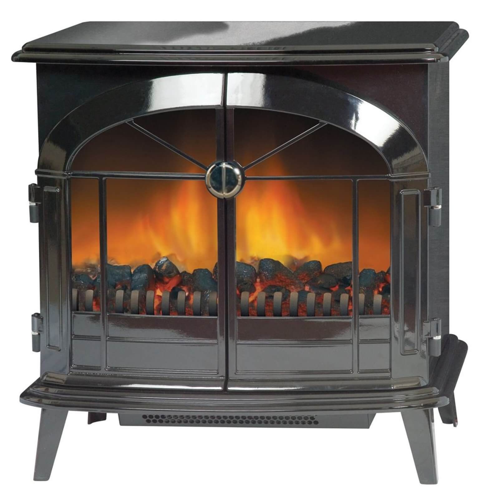 Dimplex Stockbridge SKG20BLN Log Effect / Coal Bed Electric Stove With Remote Control - Black