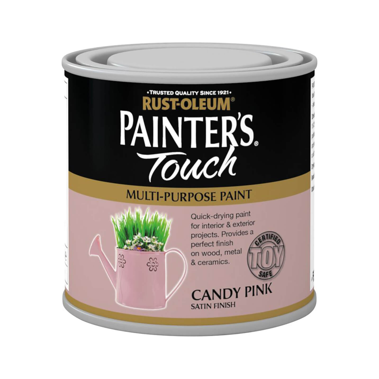 Rust-Oleum Painter's Touch Multi-Purpose Satin Paint Candy Pink - 250ml