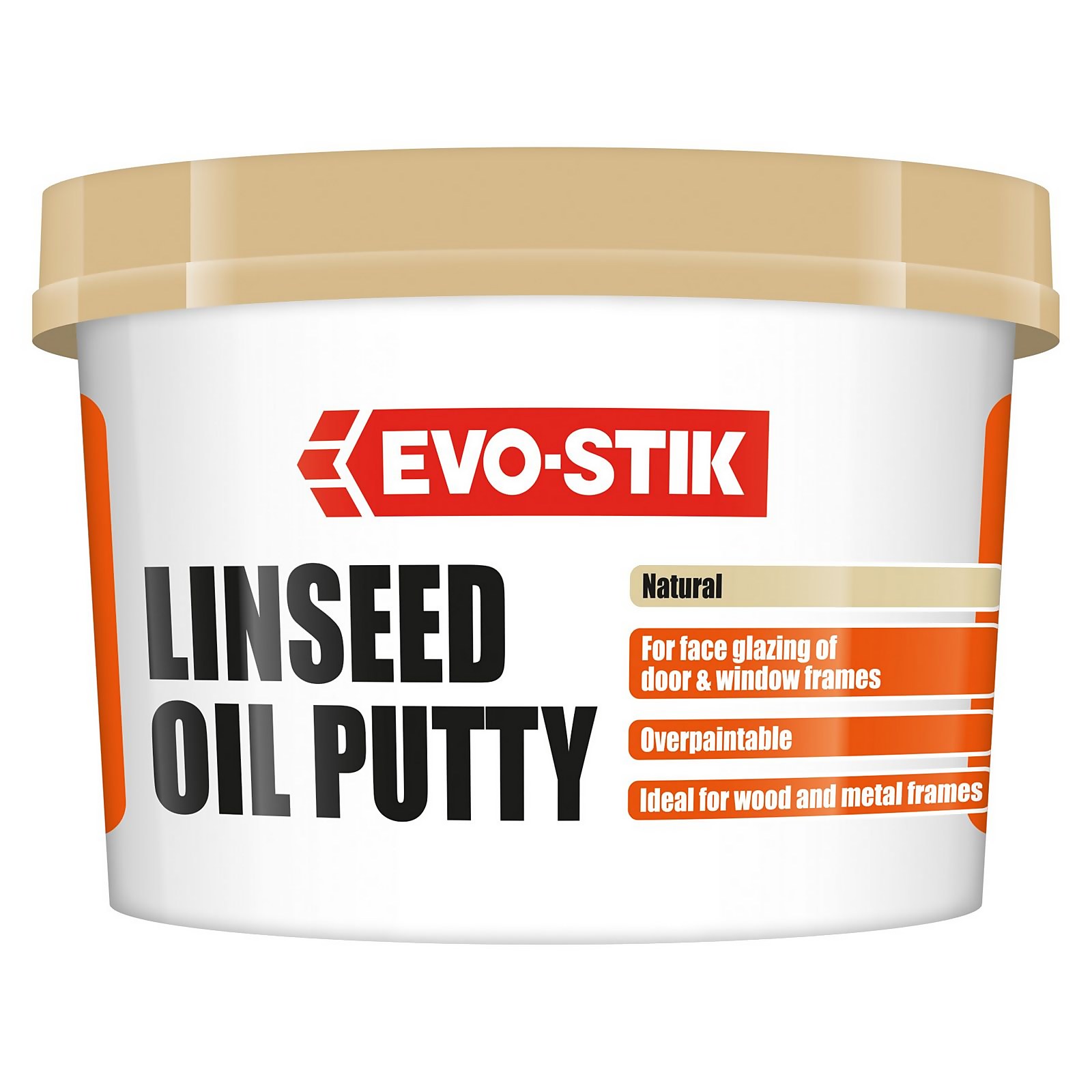 Photo of Evo-stik Linseed Oil Putty Natural - 1kg