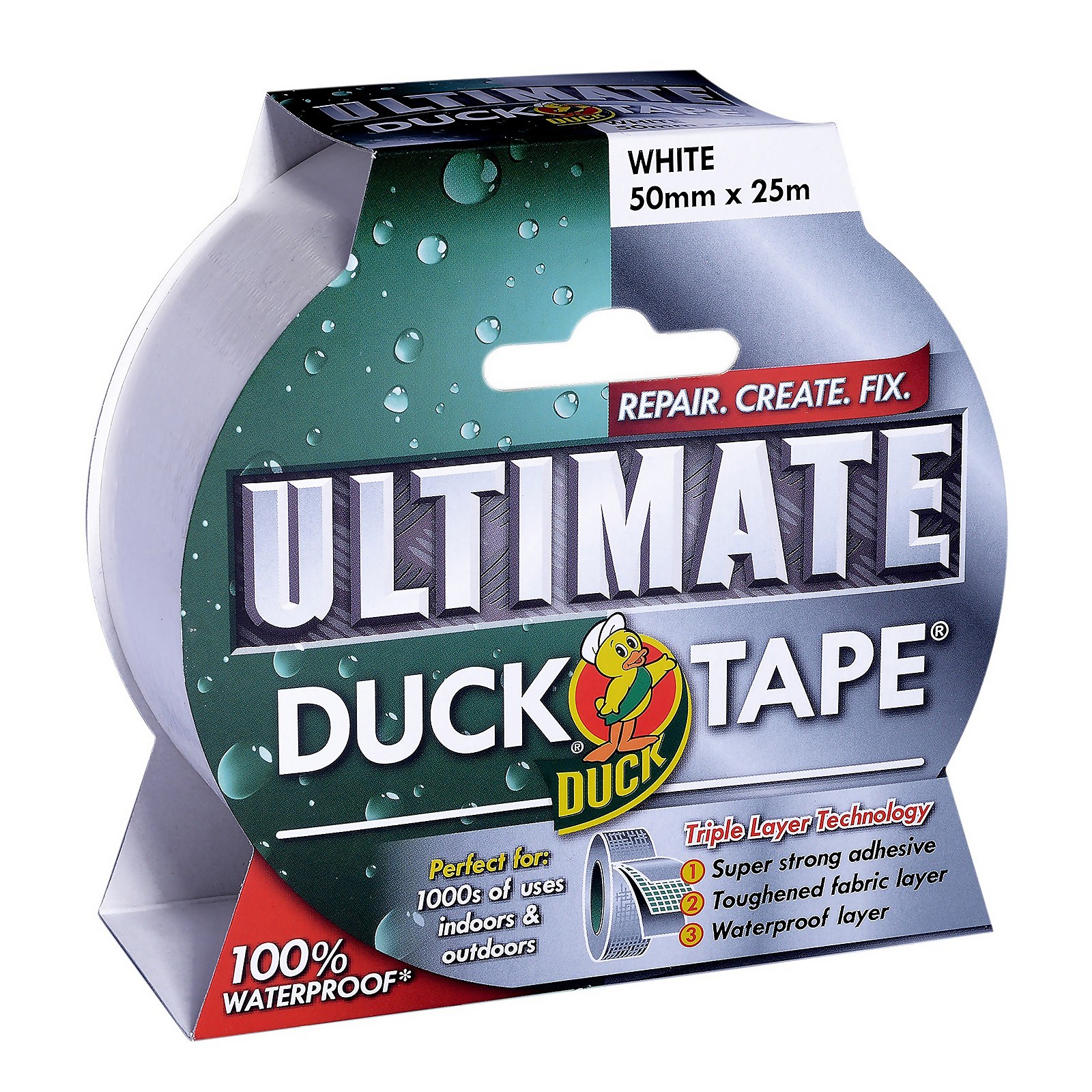 Photo of Duck Ultimate Tape White - 50mm X 25m