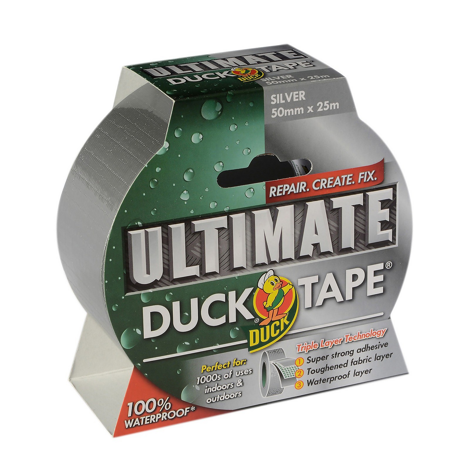 Photo of Duck Ultimate Tape Silver - 50mm X 25m