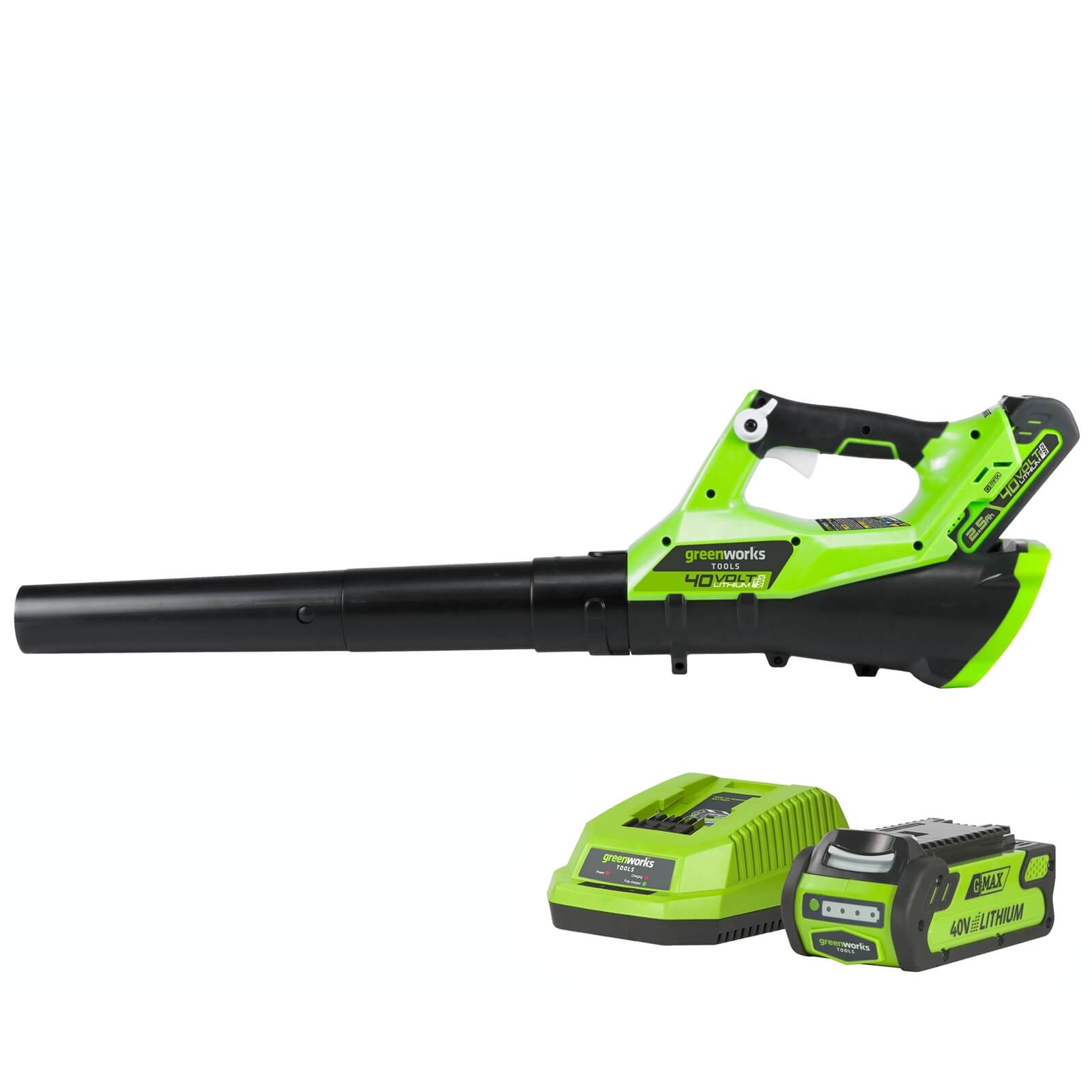 Greenworks 40V Axial Blower with 2Ah Battery & Charger