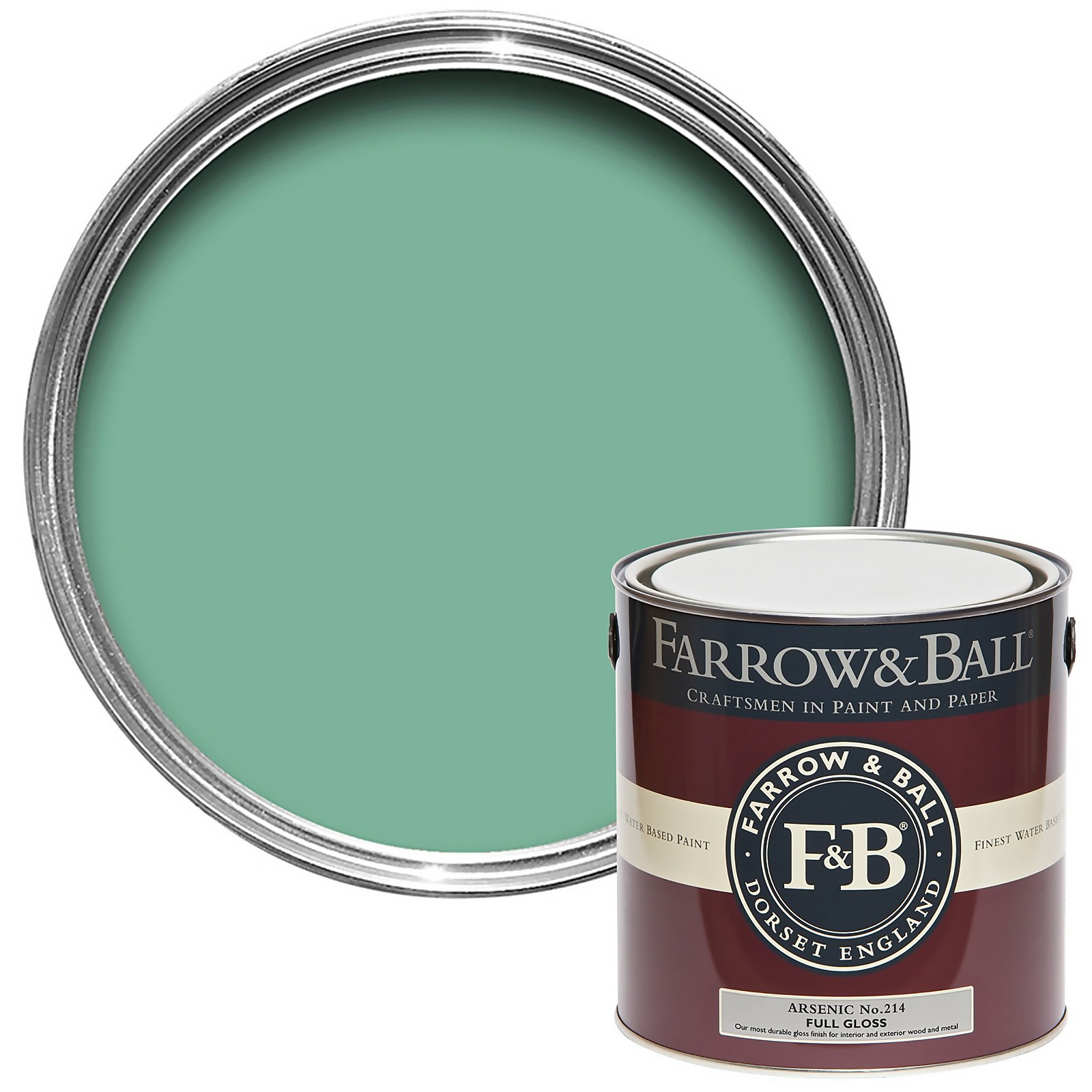 Farrow & Ball Full Gloss Arsenic No.214 - 2.5L