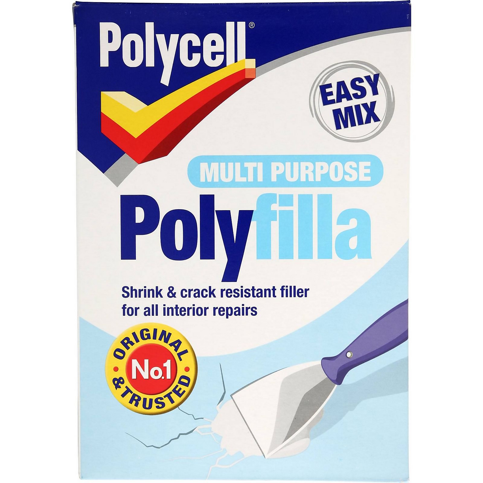 Photo of Polycell Multipurpose Interior Polyfilla - 1.8kg