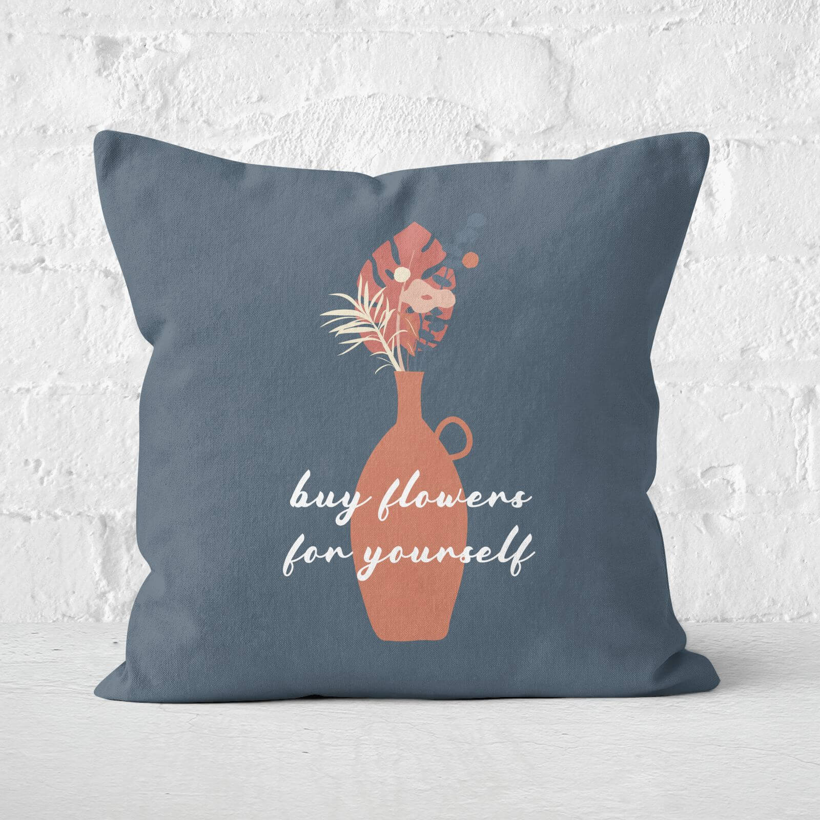 Buy Flowers For Yourself Square Cushion - 60x60cm - Soft Touch
