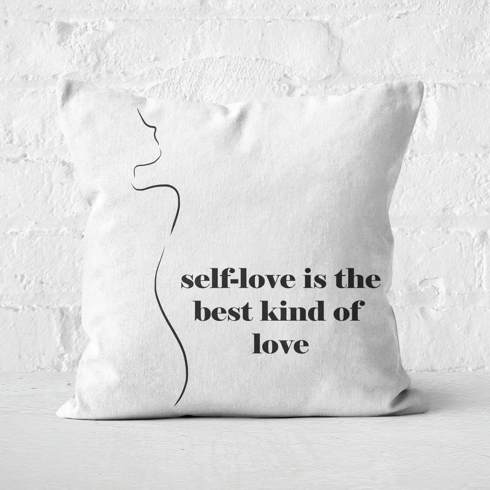 Self-Love Is The Best Kind Of Love Square Cushion - 60x60cm - Soft Touch