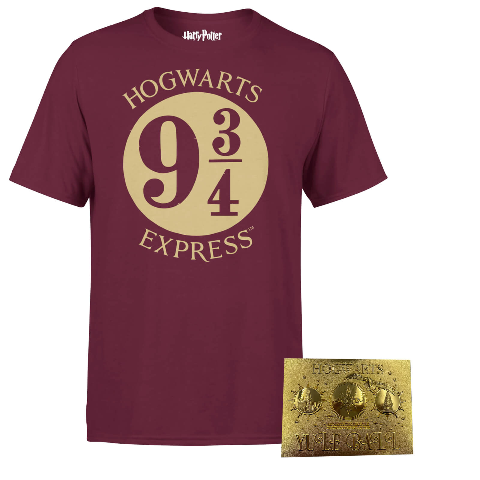

Lot Harry Potter : Réplique Ticket Bal de Noël & T-Shirt - Homme - S