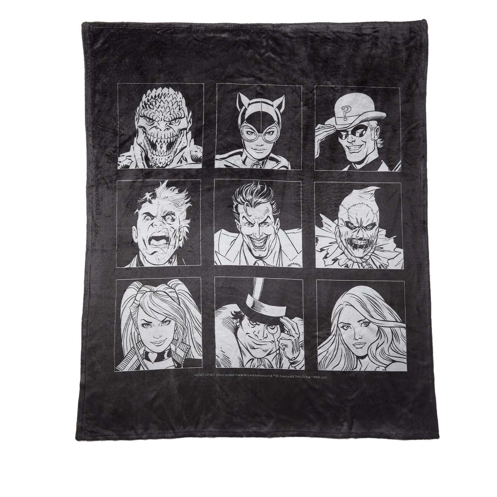 Batman Villains Icon Fleece Blanket - S