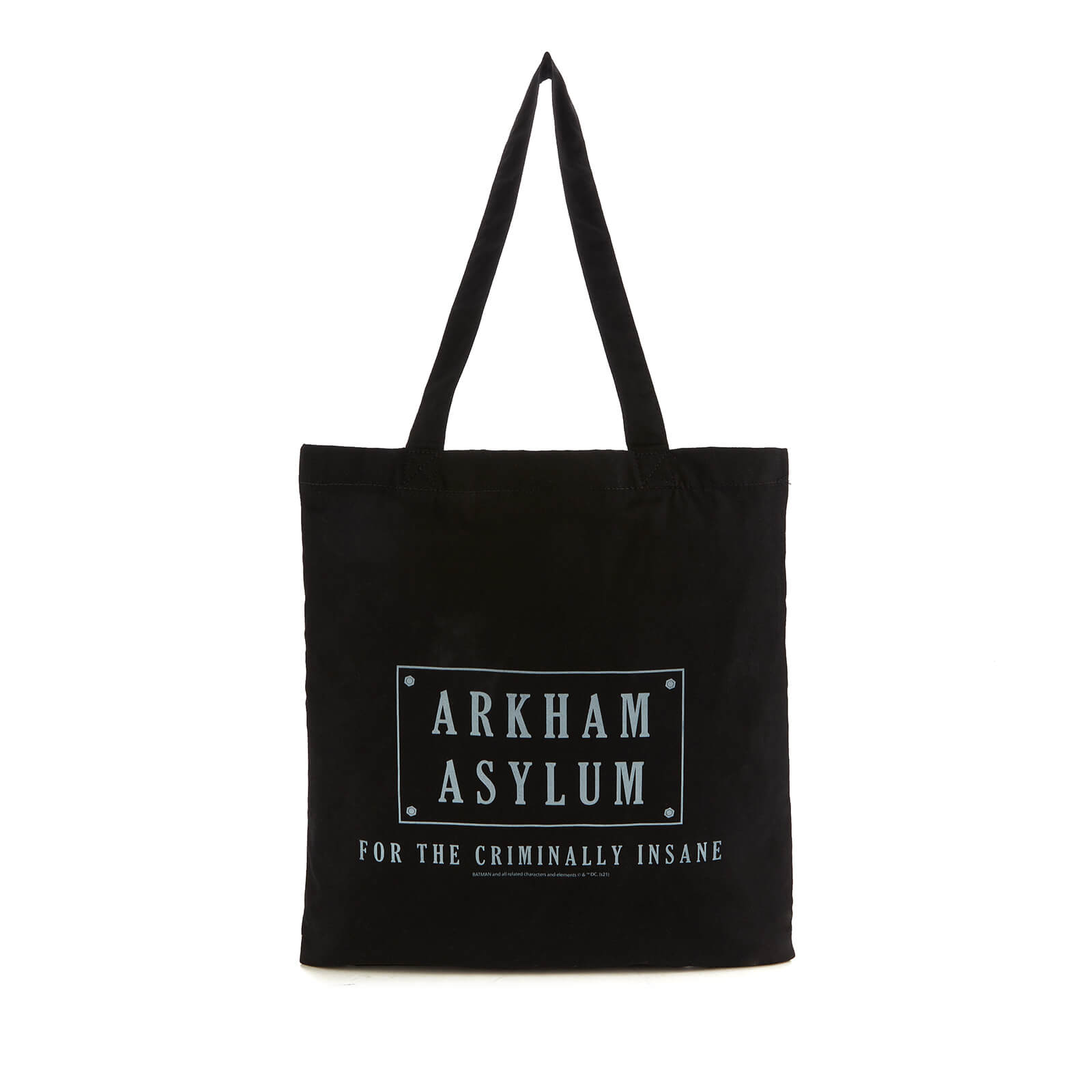 Tote Bag Batman Villains Arkham Asylum - Nero