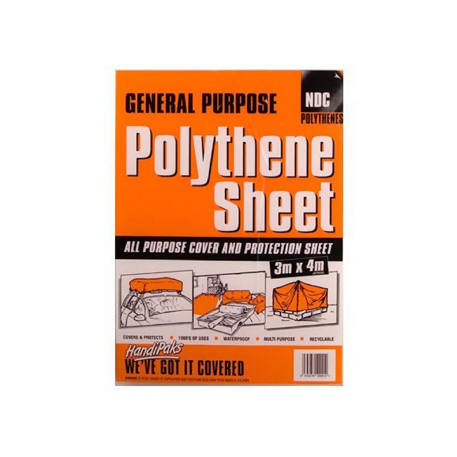 Photo of General Purpose Polythene Sheet - 3 X 4m