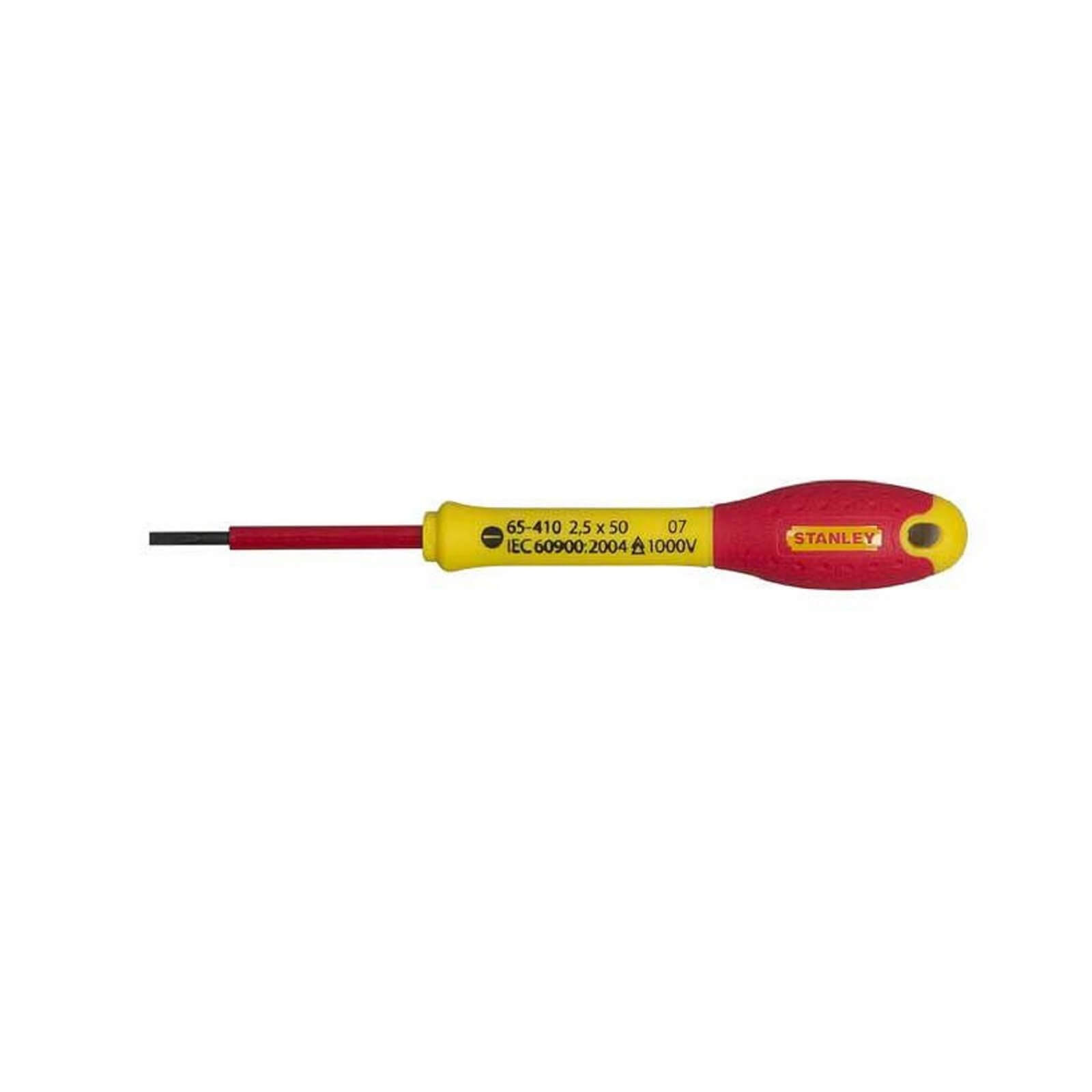 Photo of Stanley Fatmax Slotted Insulated Screwdriver - 2.5x50mm