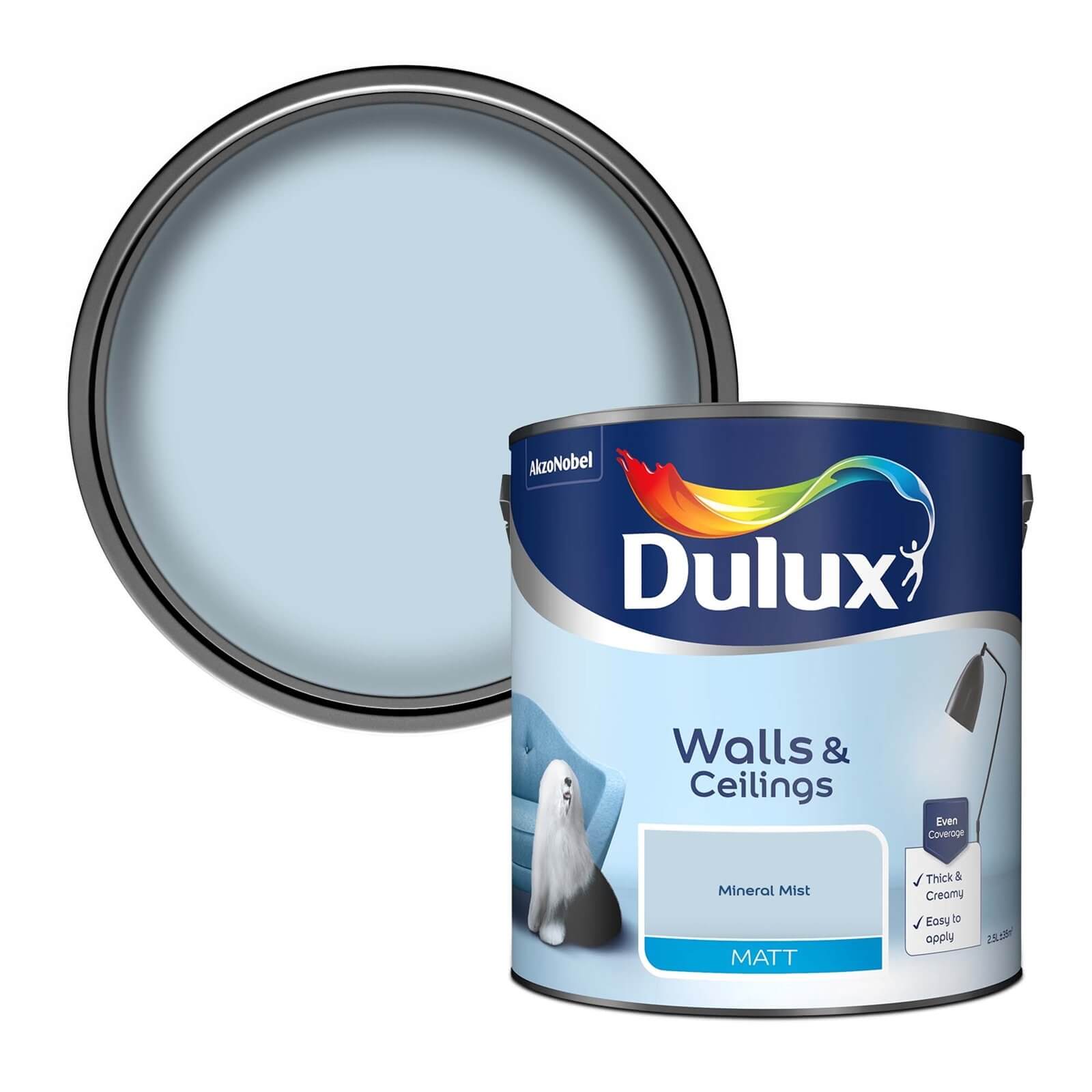 Photo of Dulux Mineral Mist - Matt Emulsion Paint - 2.5l