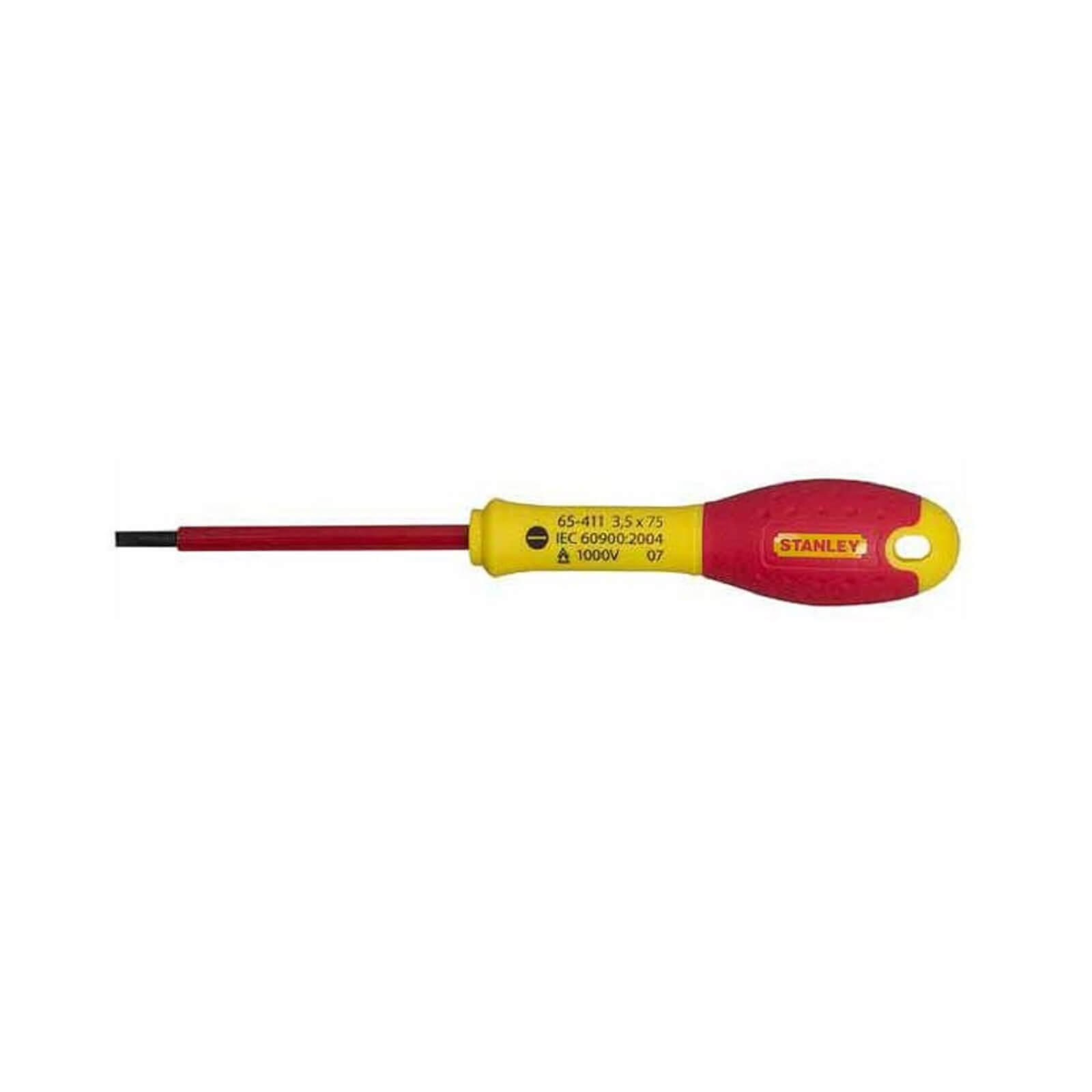 Photo of Stanley Fatmax Slotted Insulated Screwdriver - 3.5x75mm