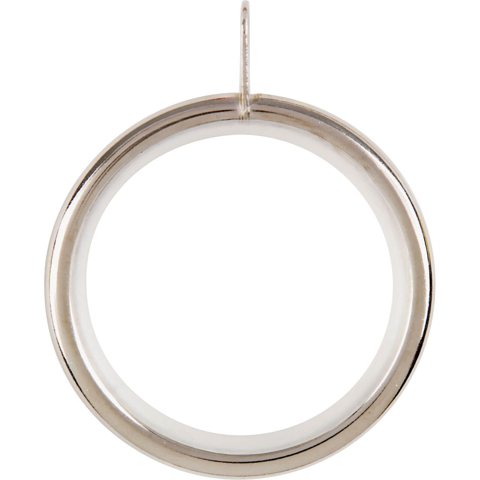 Photo of Satin Steel 28mm Curtain Rings 4 Pack