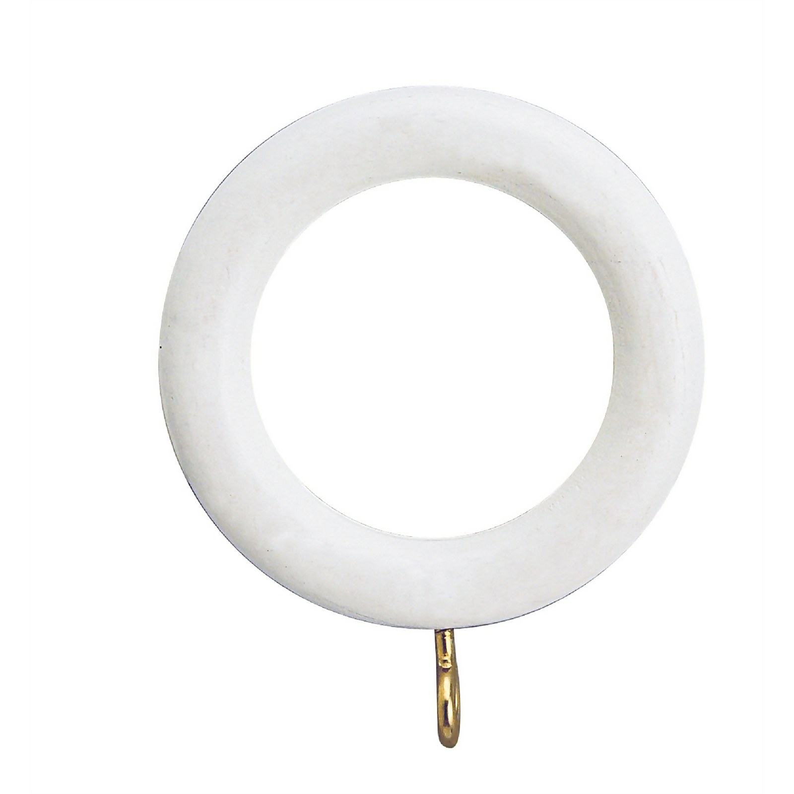 Photo of White Wood 6 Pack Of Curtain Rings
