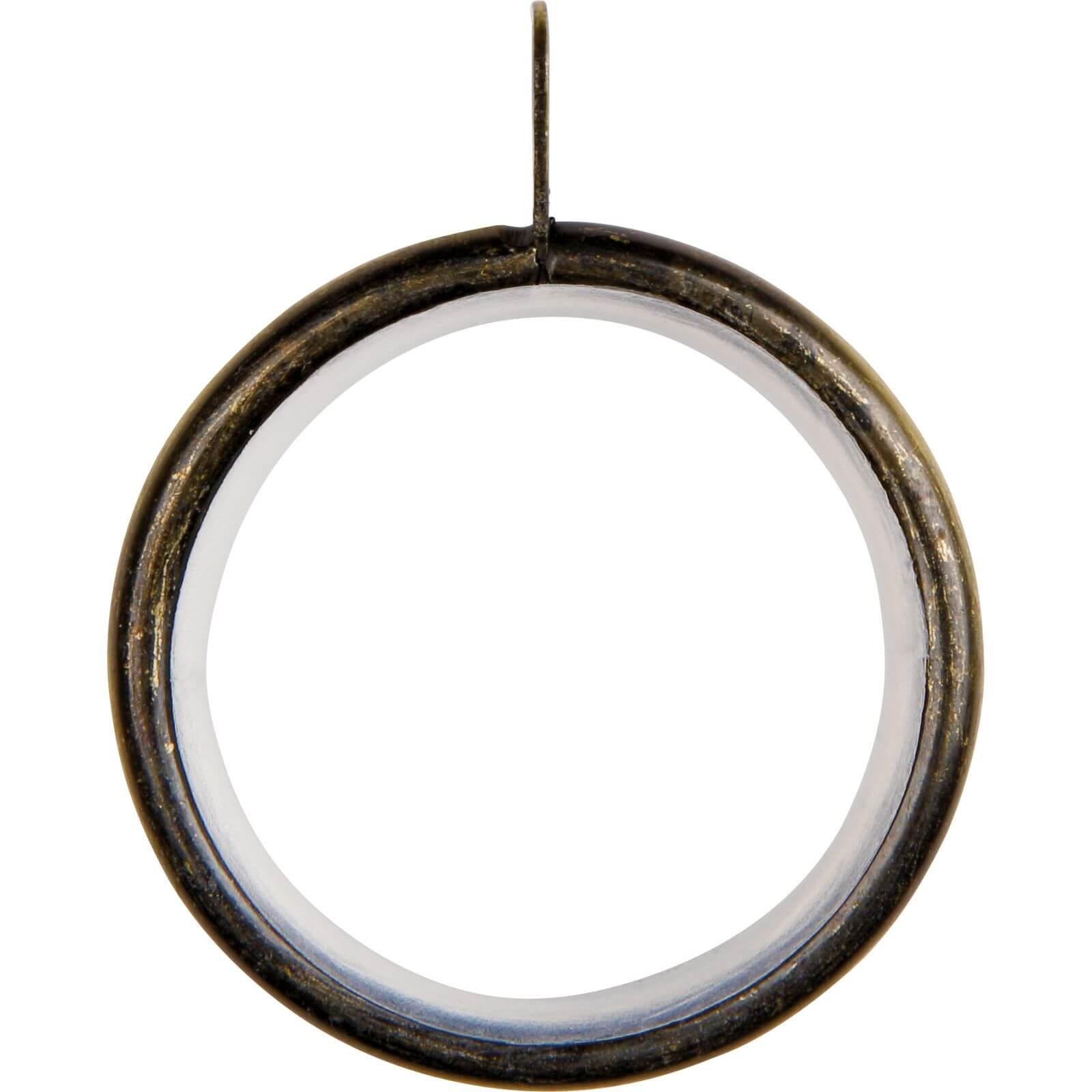 Photo of Antique Brass 28mm Curtain Rings 4 Pack