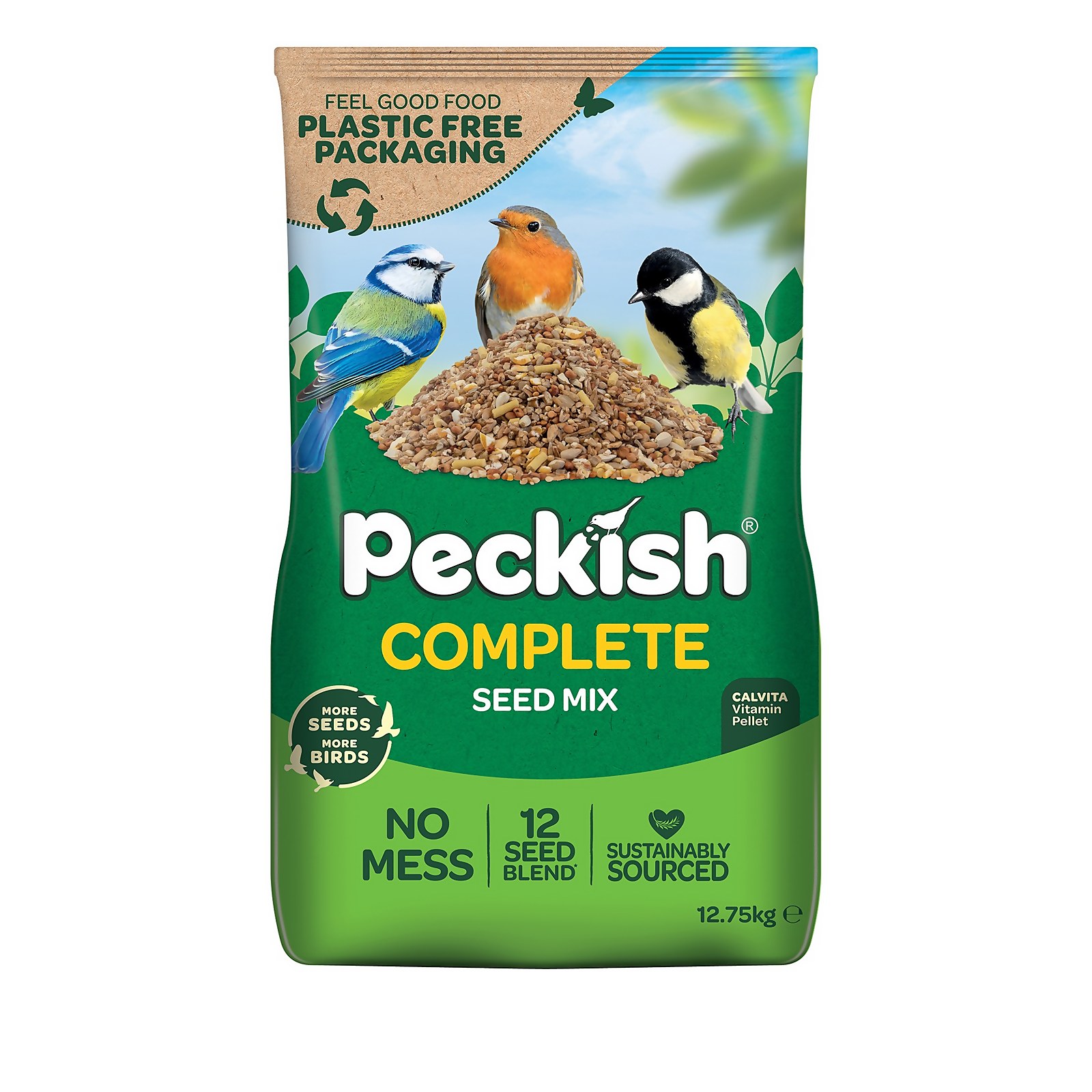 Photo of Peckish Complete Seed No Mess Wild Bird Food Mix - 12.75kg