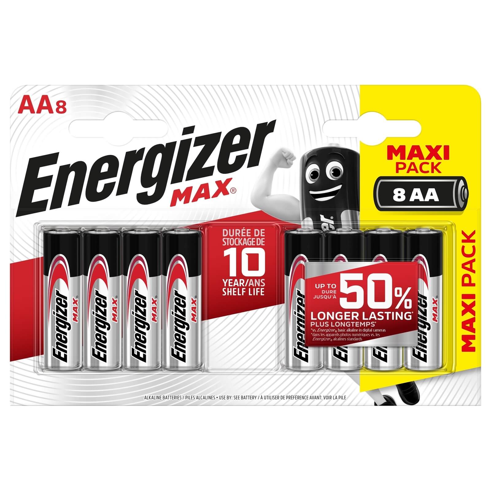 Photo of Energizer Max Alkaline Aa Batteries - 8 Pack